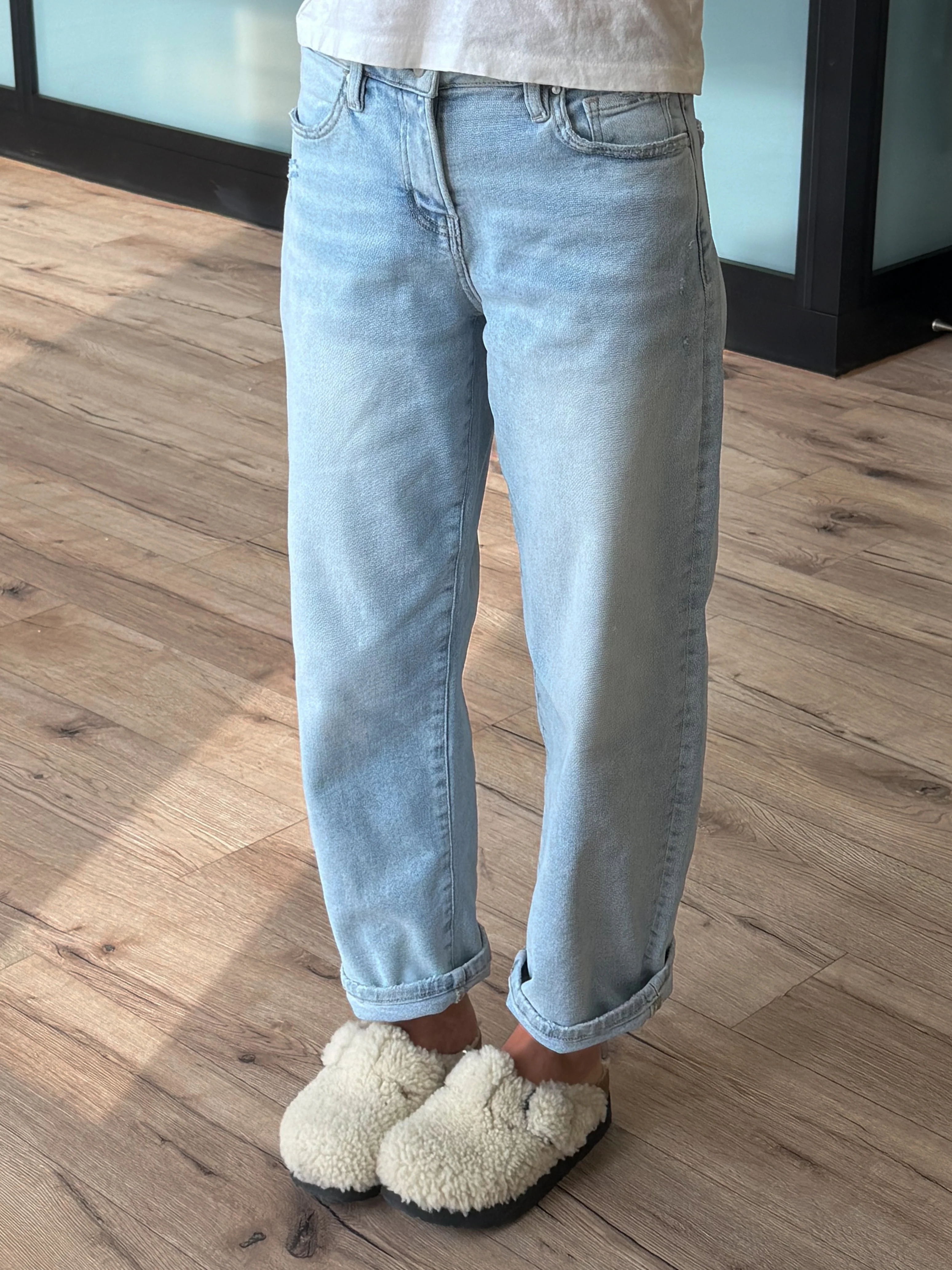 Kael Cropped Barrels | Light Wash | +Plus Available - Image 5