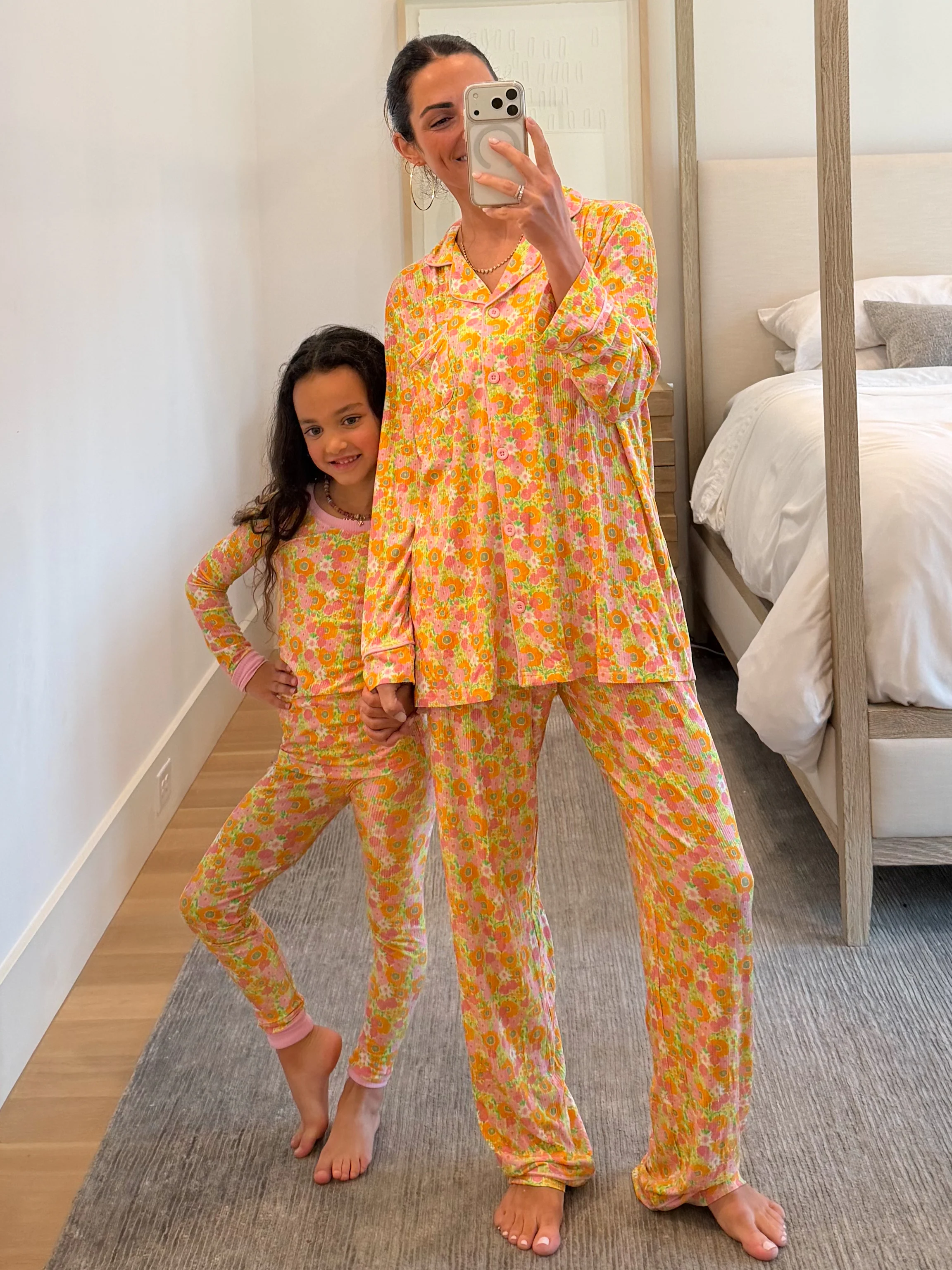 Kids Citrus Garden Two-Piece Ribbed Set | Tiny Talulah - Image 4