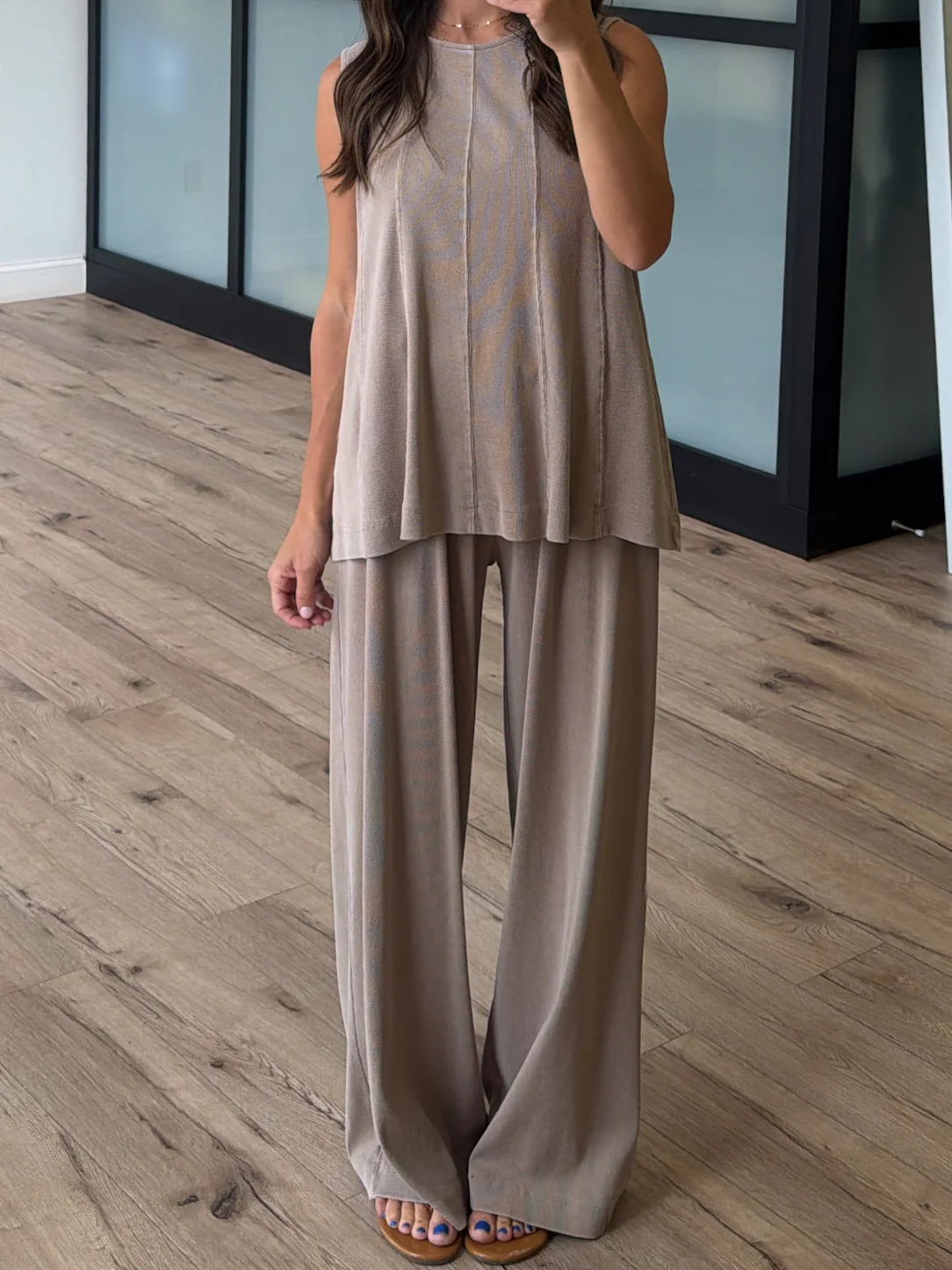 La Jolla Two Piece Pant Set | Mocha - Image 5