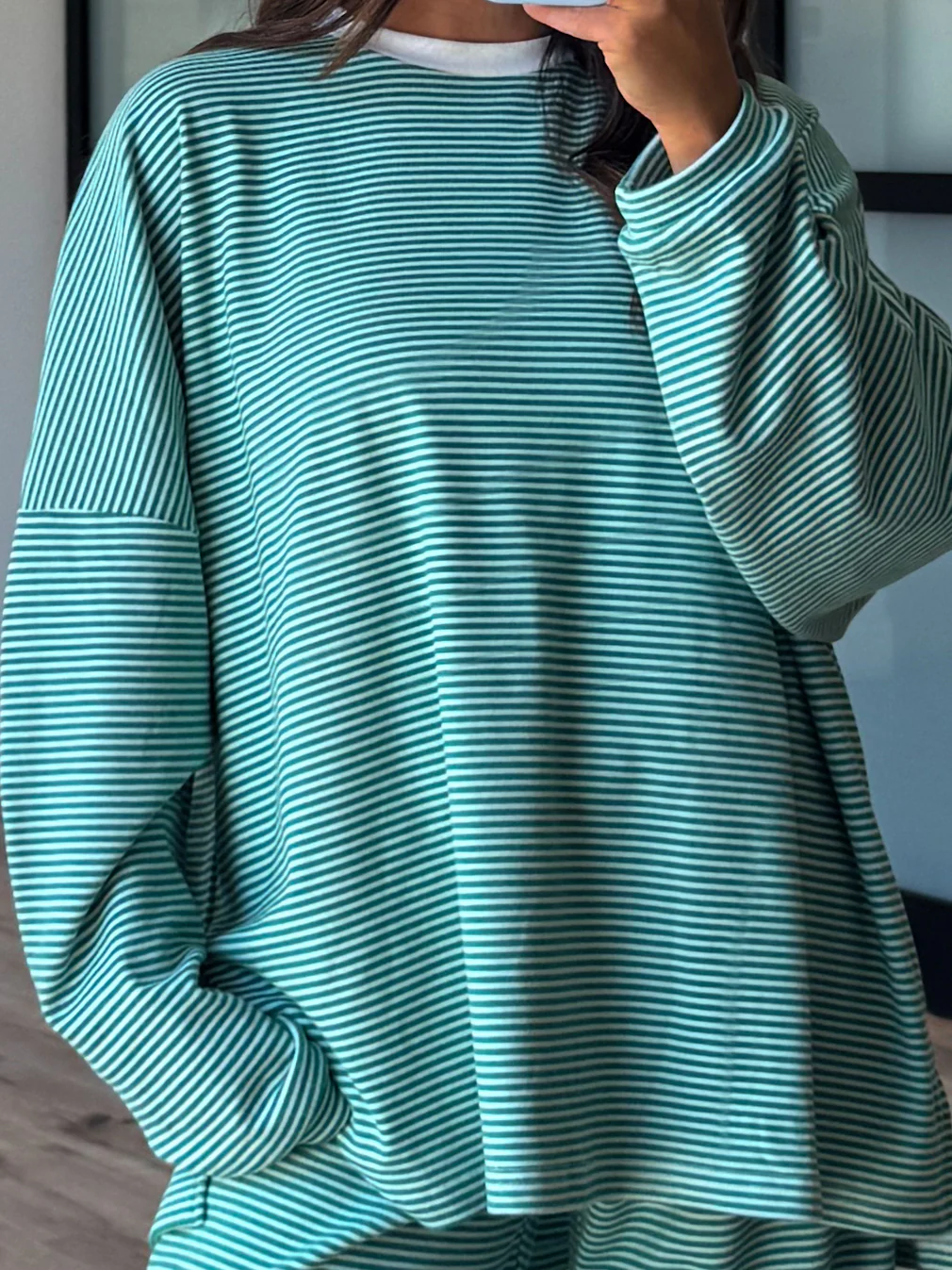 Just Lounging Knit Pullover | Jade | RESTOCK - Image 5