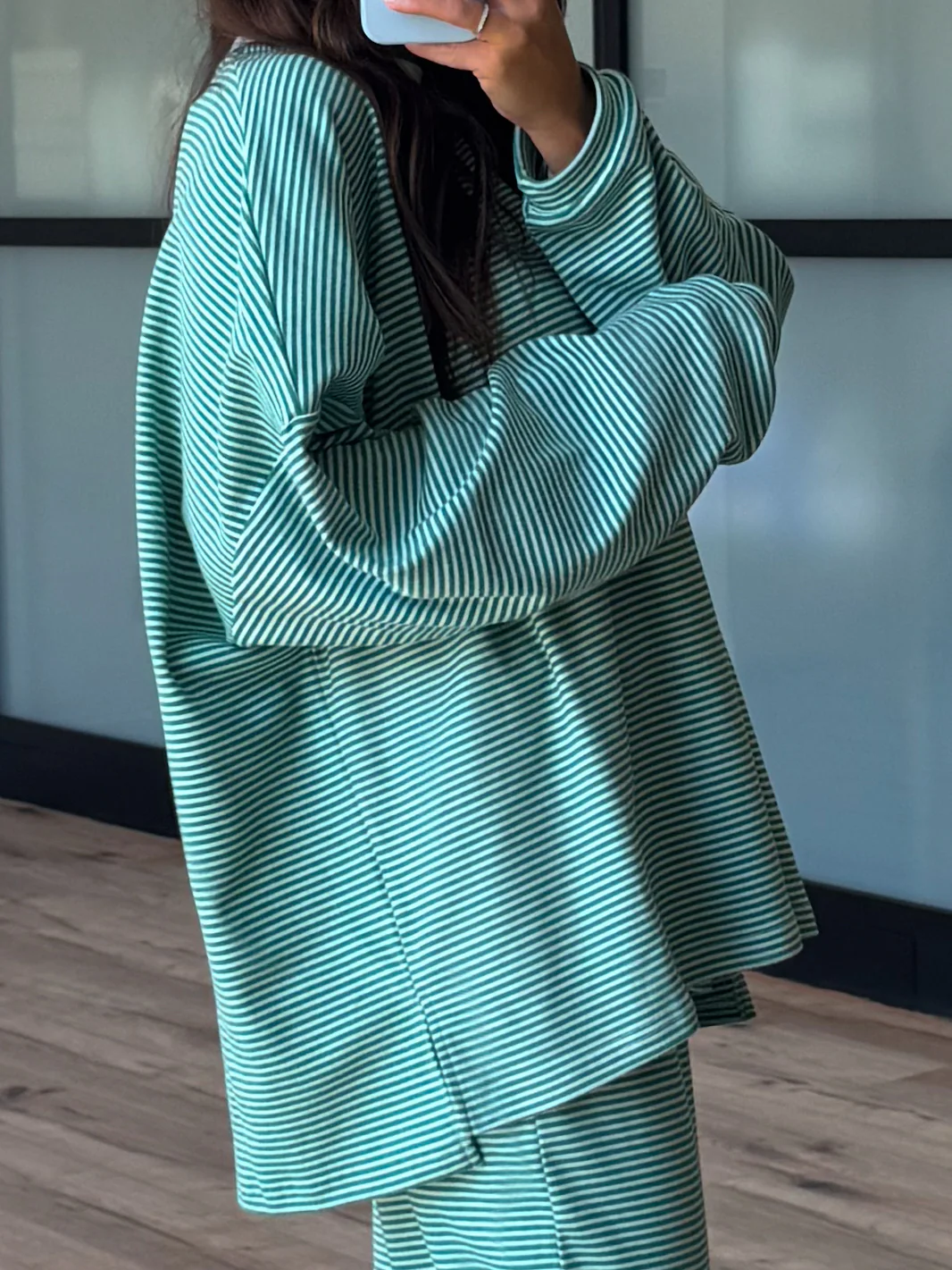 Just Lounging Knit Pullover | Jade | RESTOCK - Image 6