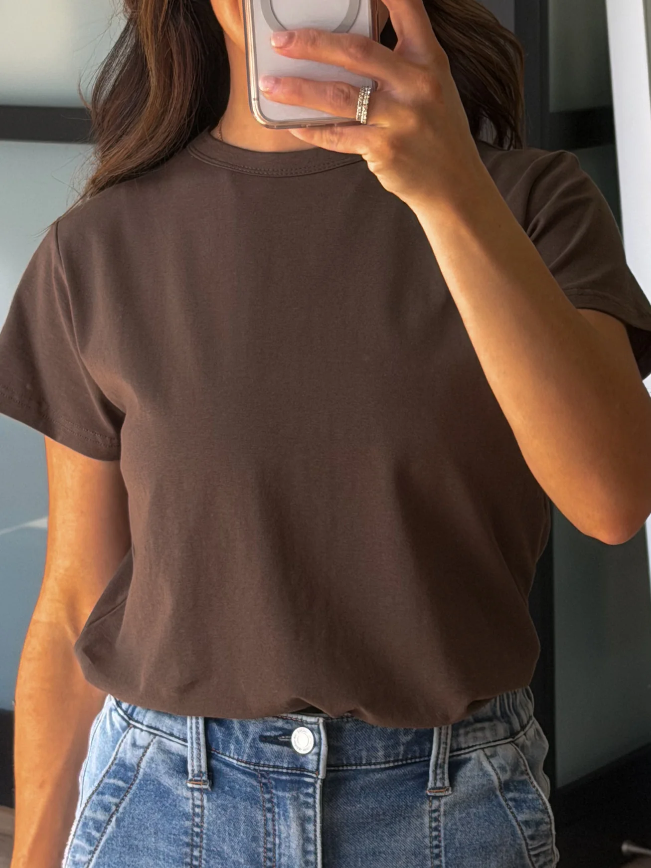 Maisie Vintage Tee | Espresso - Image 2