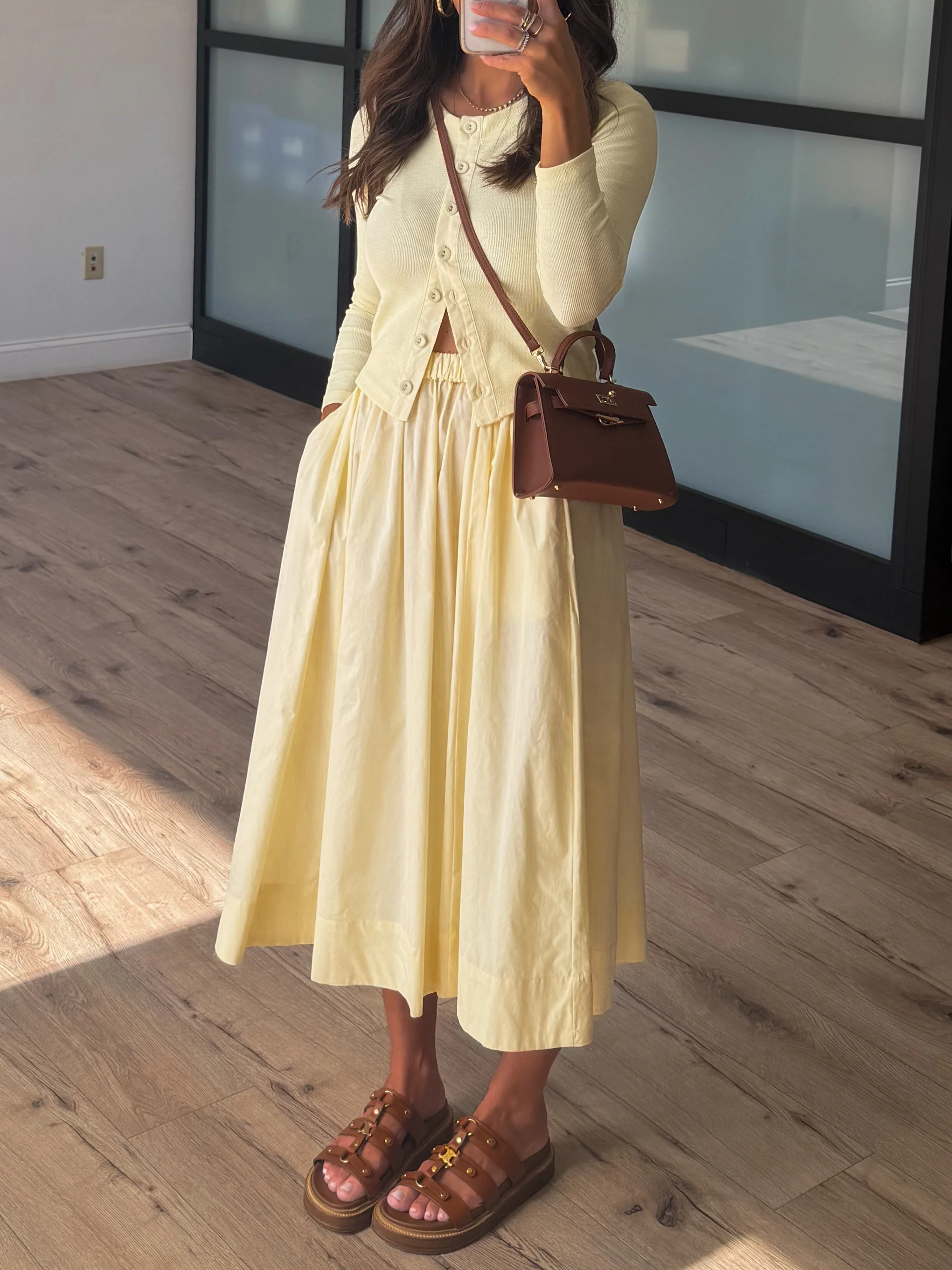 Meant To Be Button-Front Top | Daffodil - Image 4