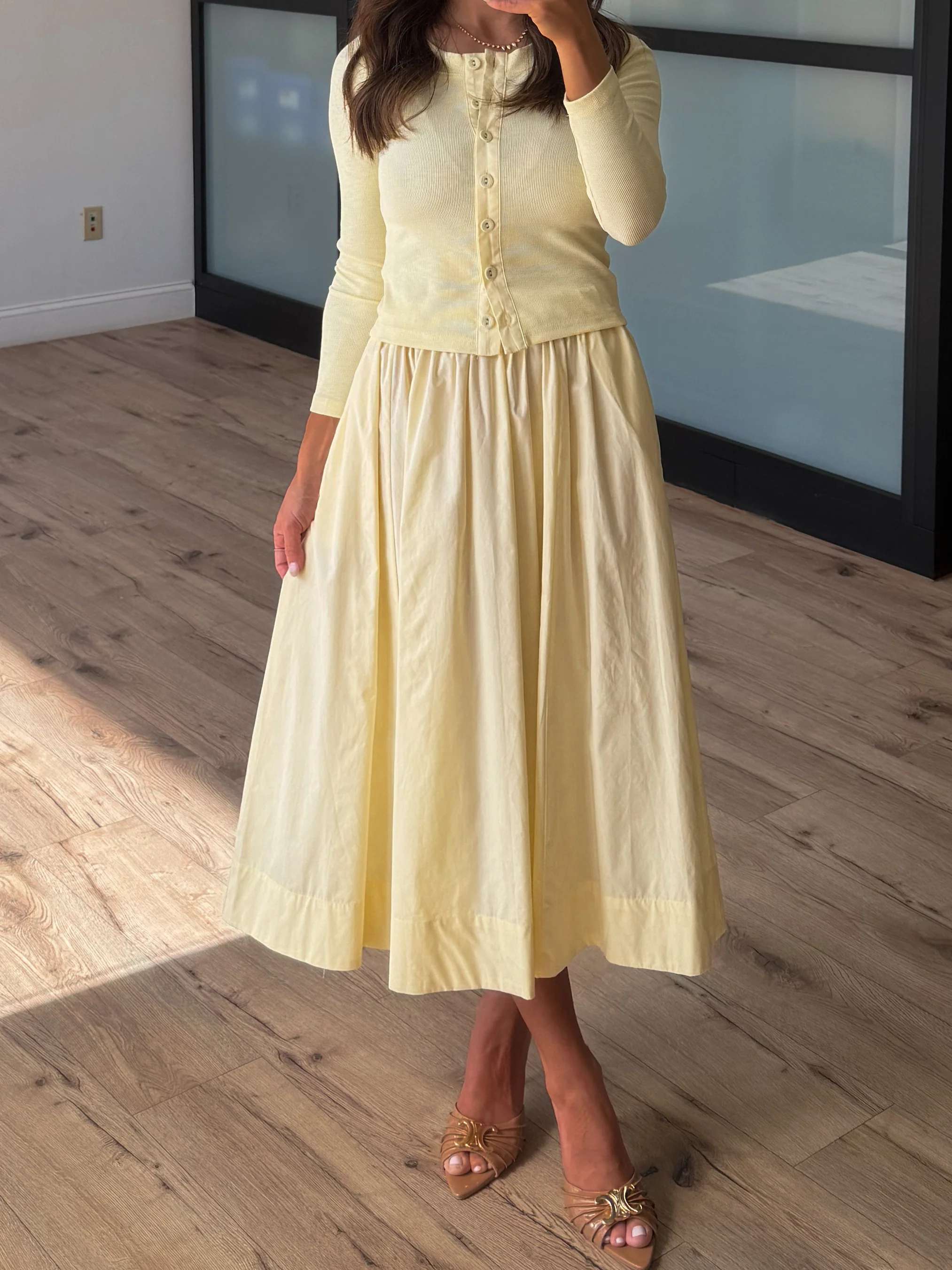 Meant To Be Button-Front Top | Daffodil - Image 5