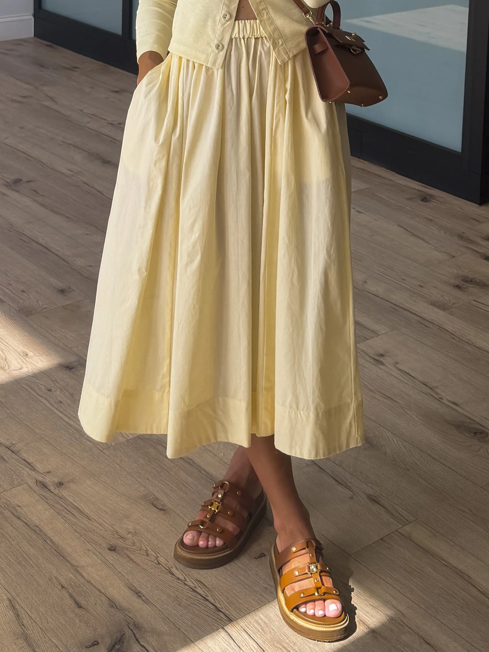 Meant To Be Cotton Skirt | Daffodil - Image 2