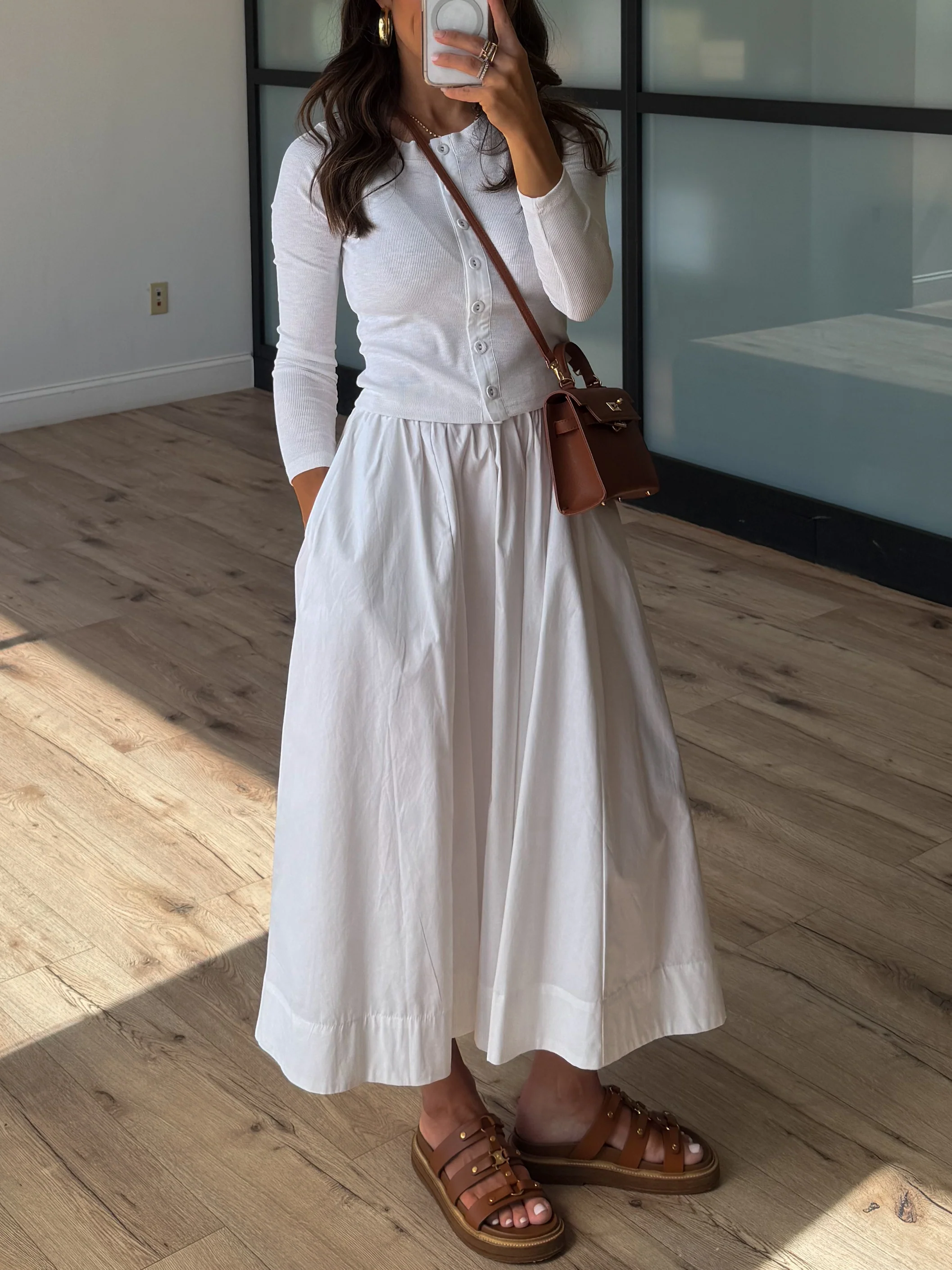 Meant To Be Button-Front Top | White - Image 5