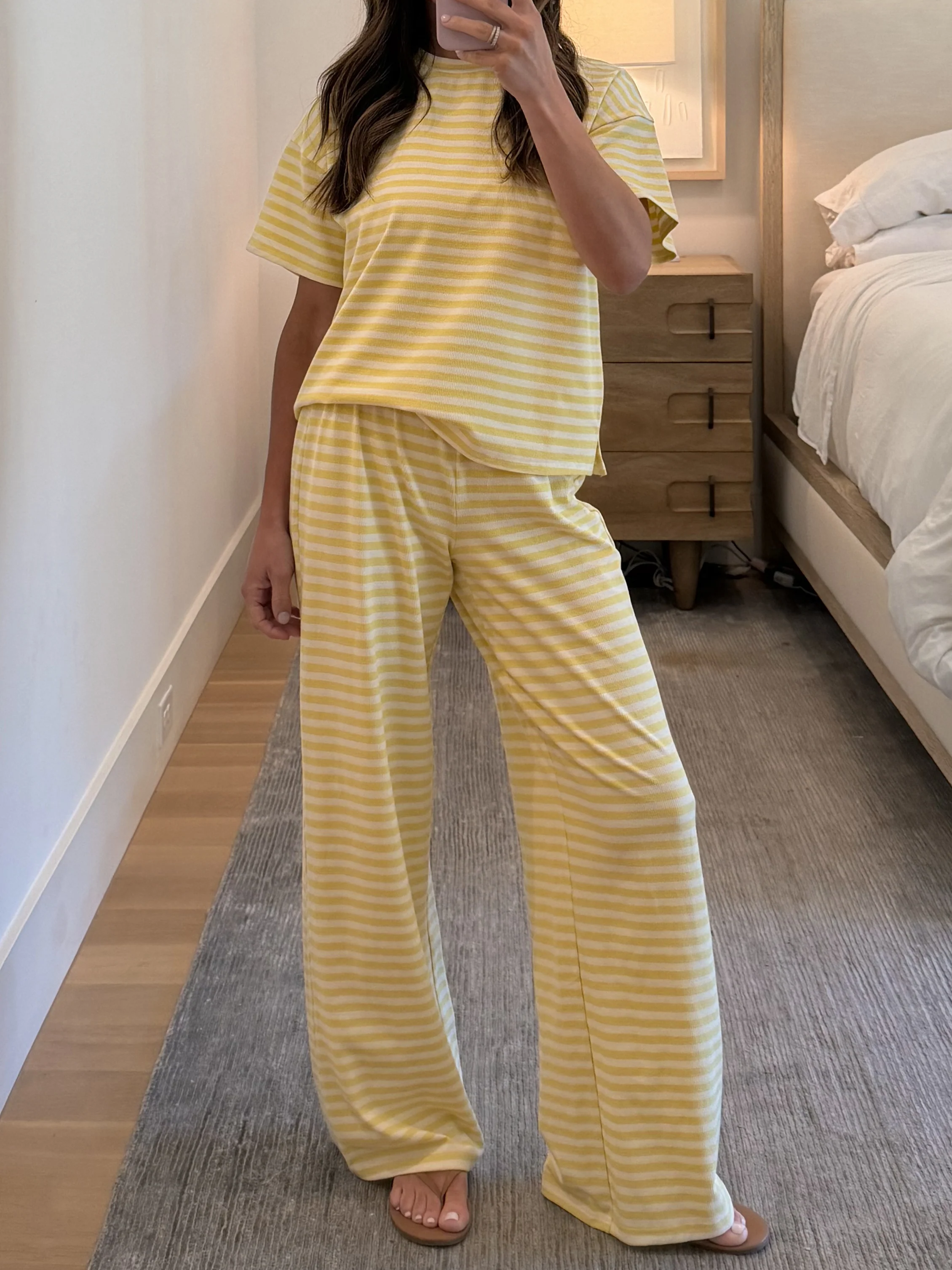 Miah Ribbed Knit Tee | Canary - Image 4