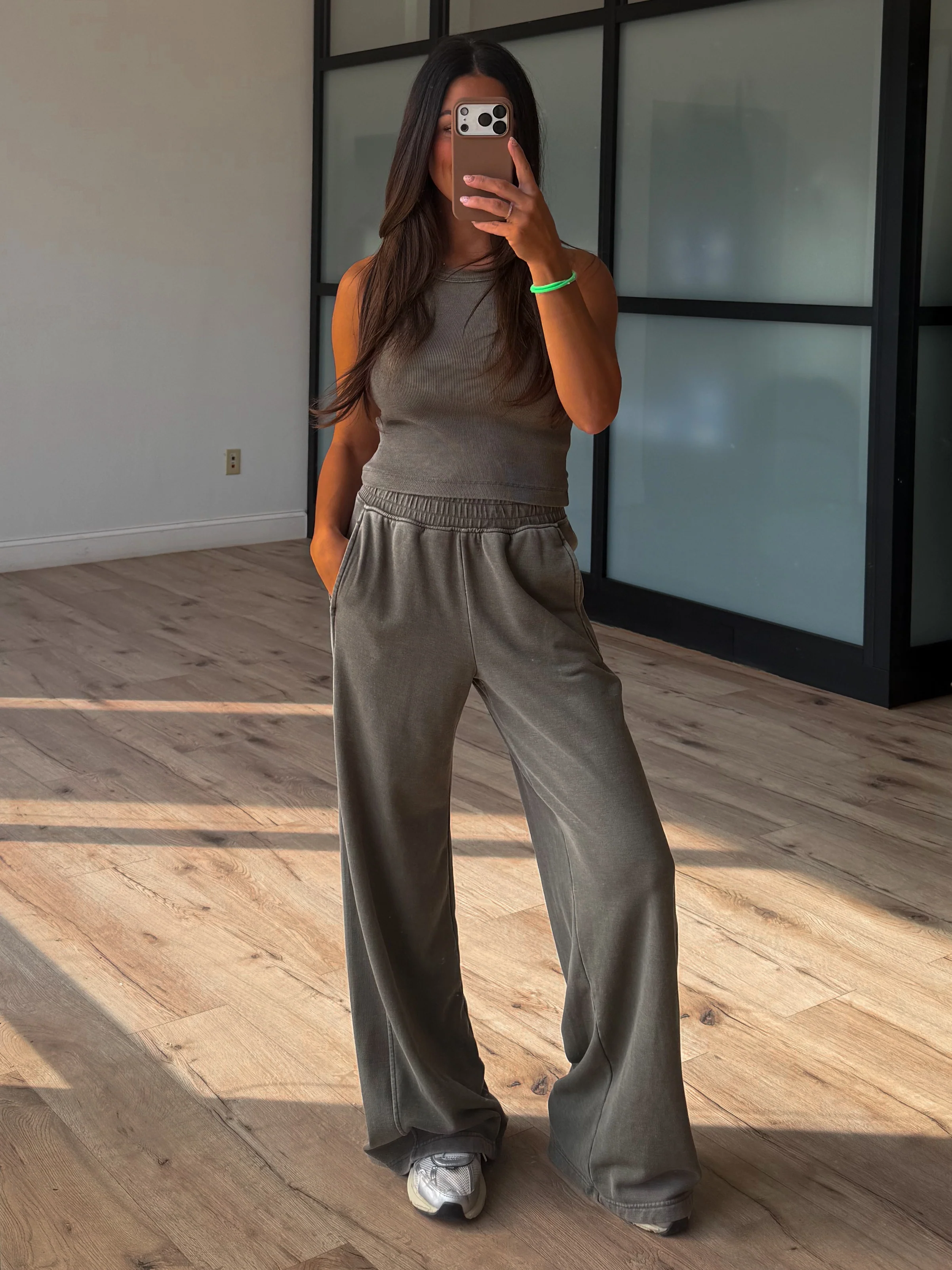 Mineral Mist Ribbed Tank | Olive - Image 4