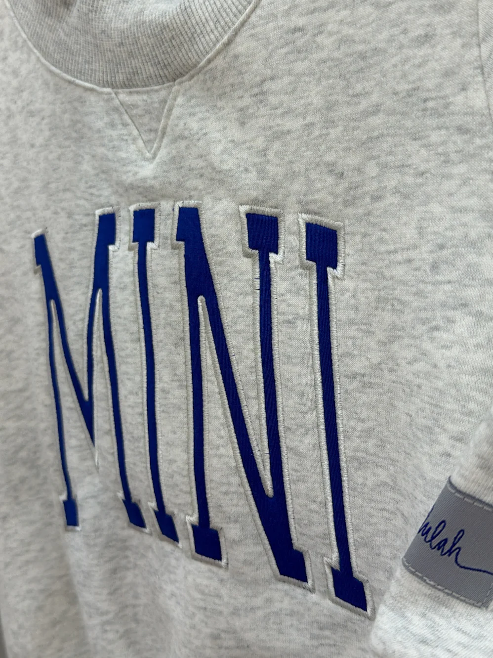 "MINI" Sweatshirt Bubble Romper | Tiny Talulah - Image 4