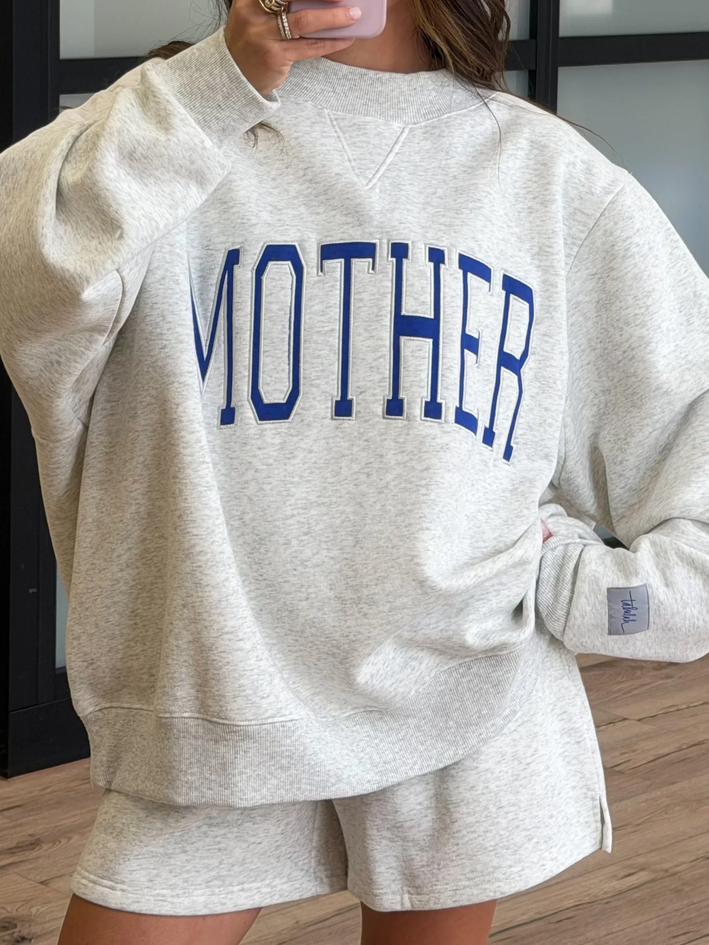 "MOTHER" Mock Neck Sweatshirt | +Plus Available - Image 4