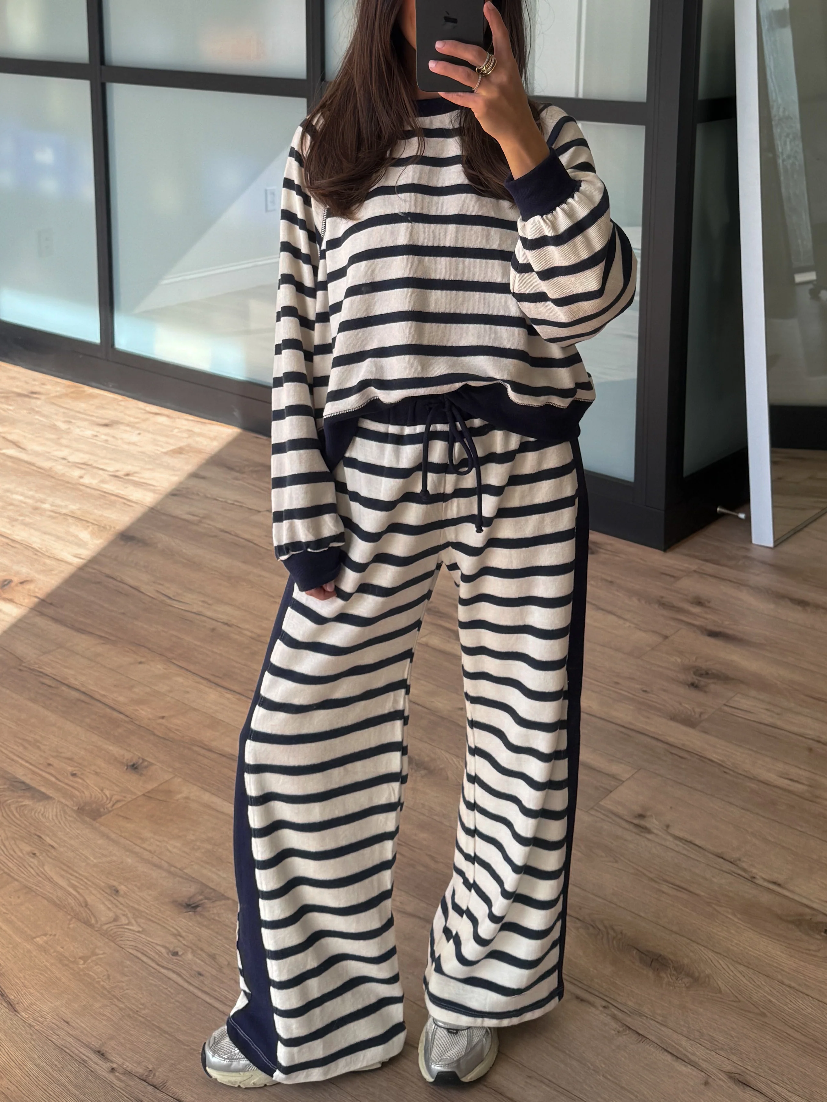 Naval Ribbed Lounge Pants - Image 3