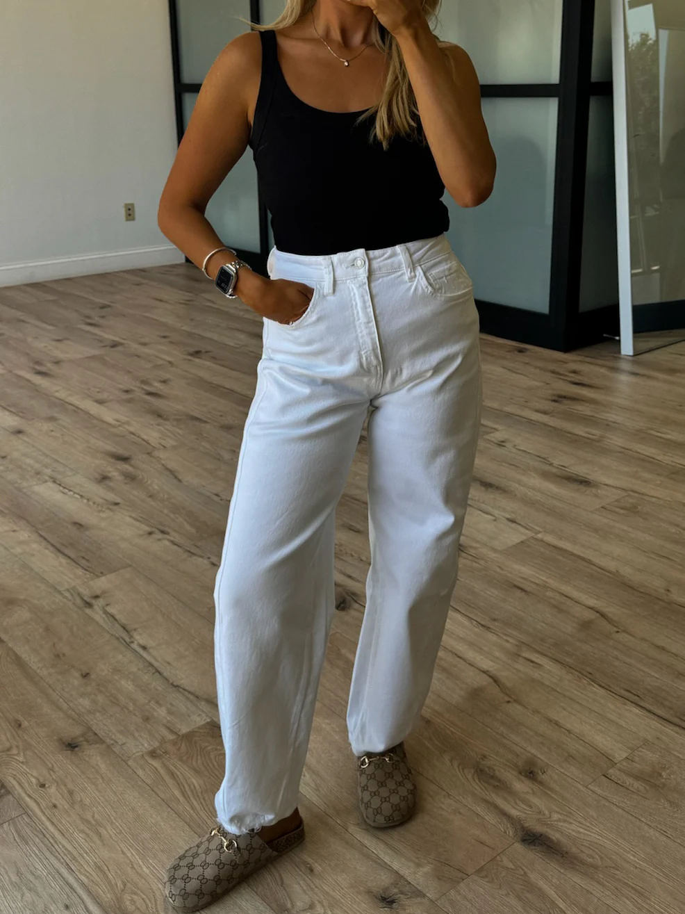 Newberry Barrel Jeans | White | RESTOCK - Image 11