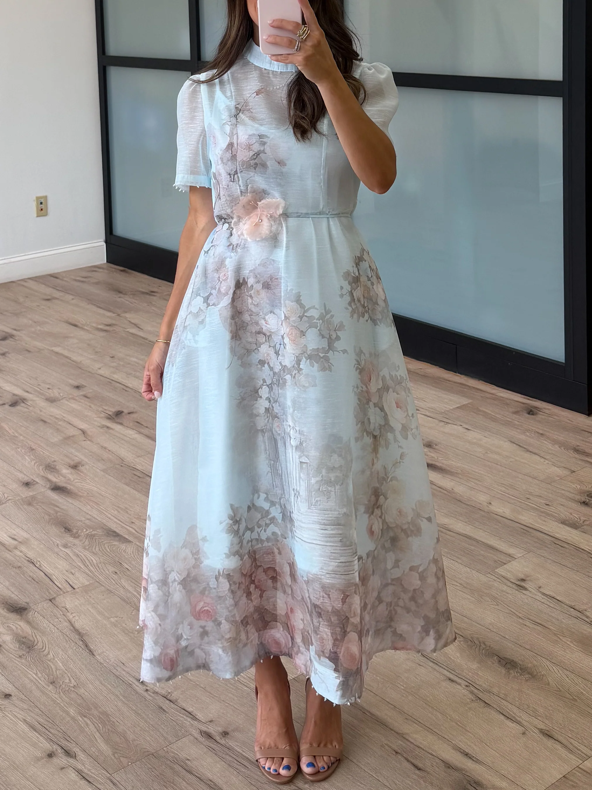 Sky Garden Midi Dress