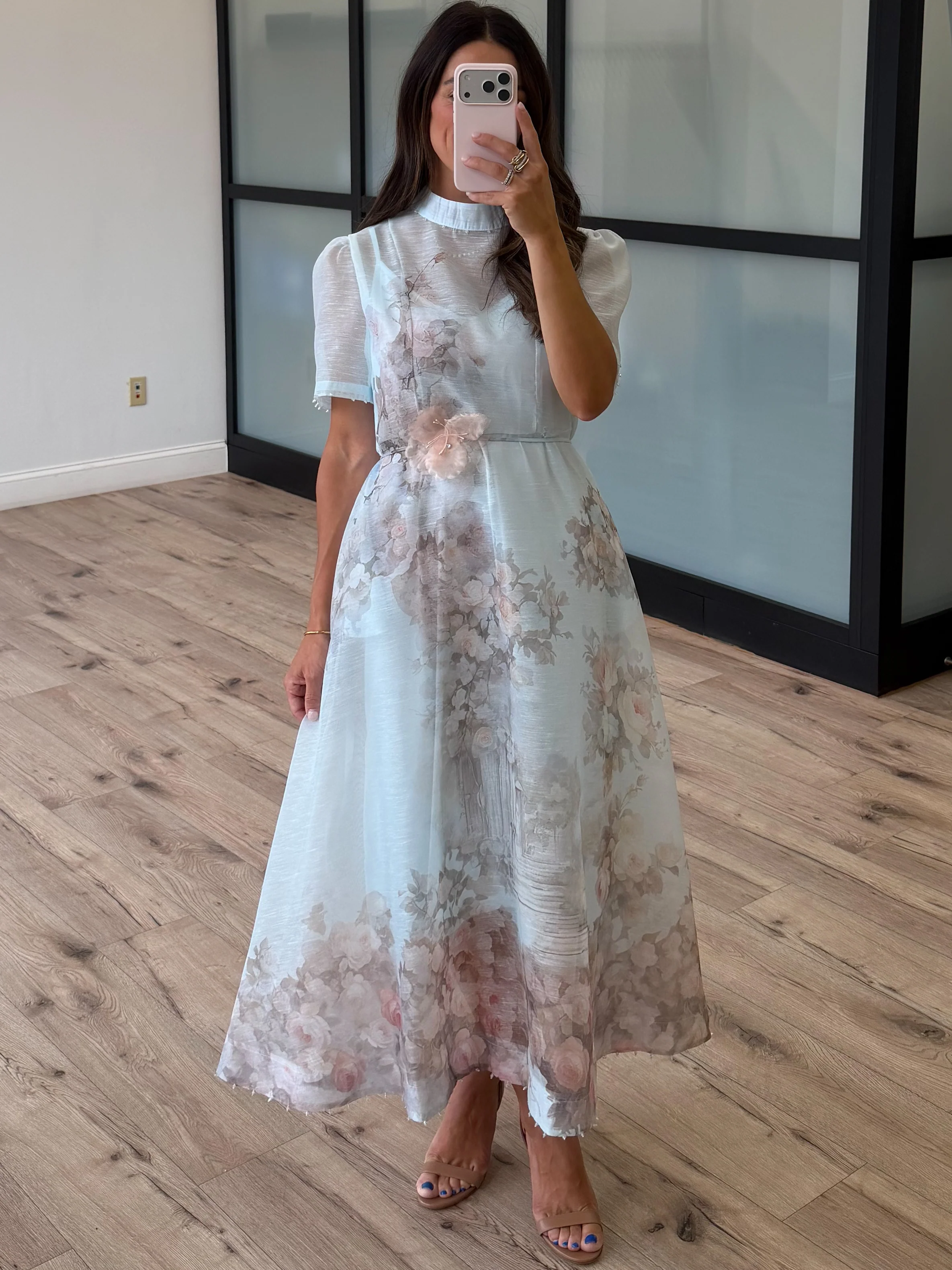 Sky Garden Midi Dress - Image 4
