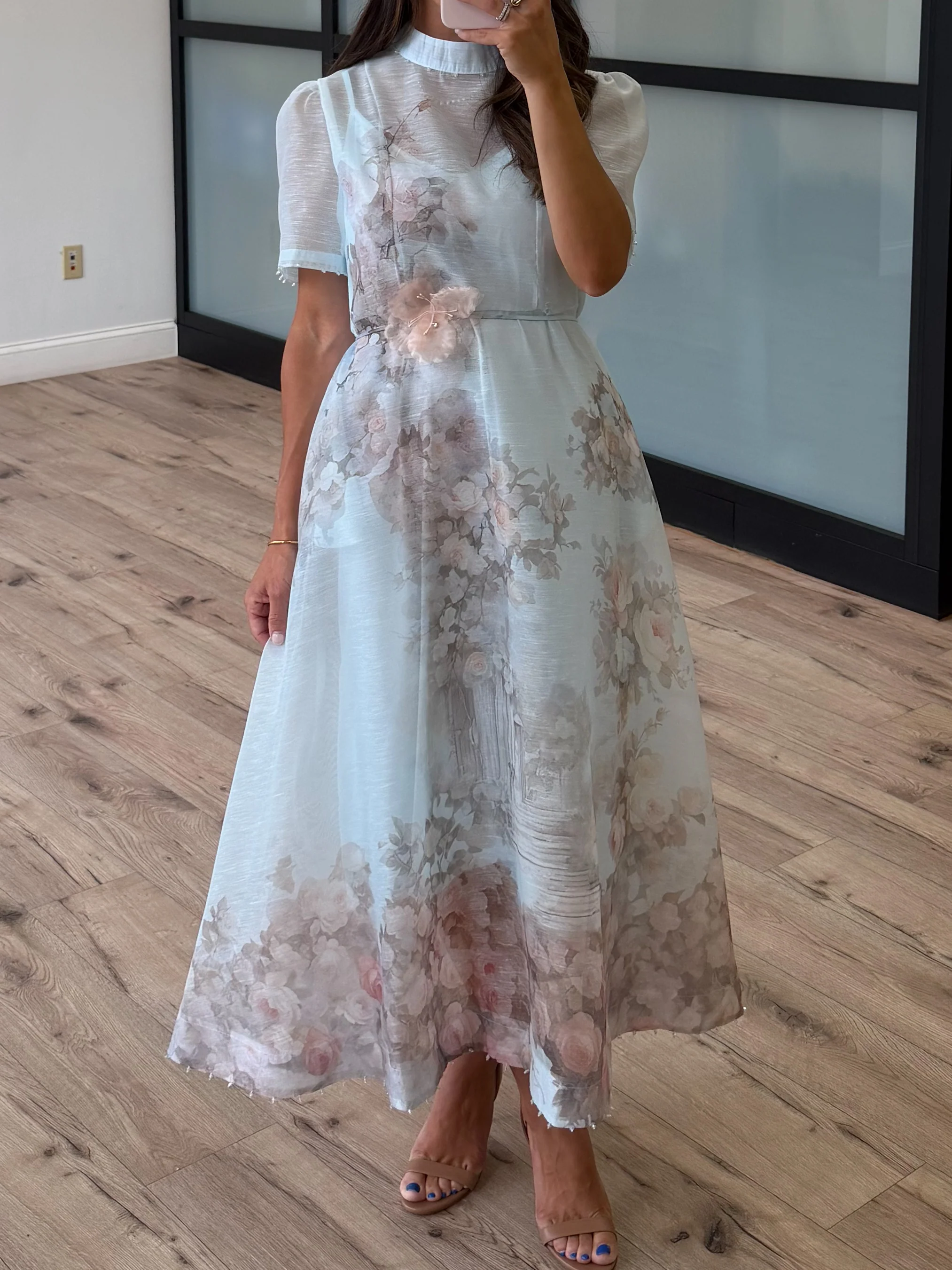 Sky Garden Midi Dress - Image 5