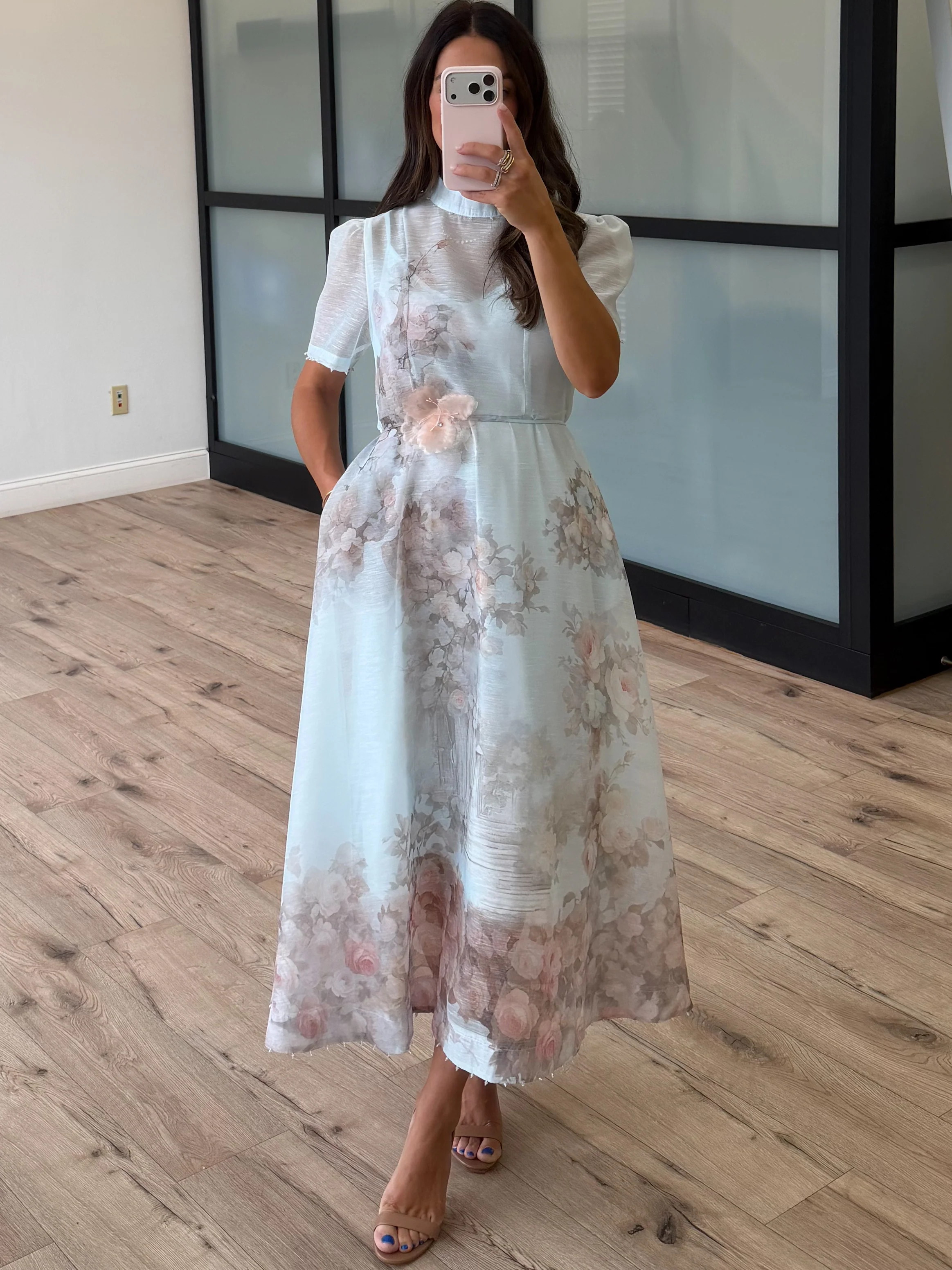 Sky Garden Midi Dress - Image 6