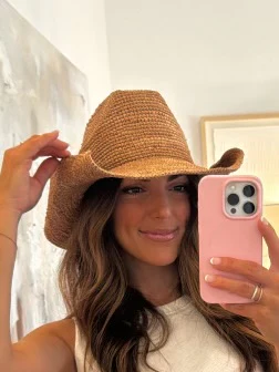 Raffia Cowgirl Hat | 2 Colors | SAND RESTOCK - Image 6