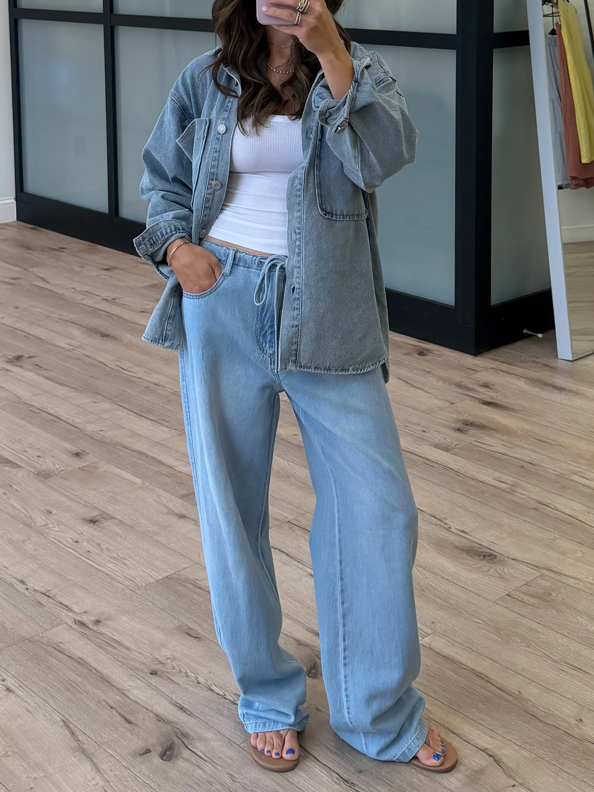 Reid Wide-Leg Drawstring Pants | +Plus Available - Image 6