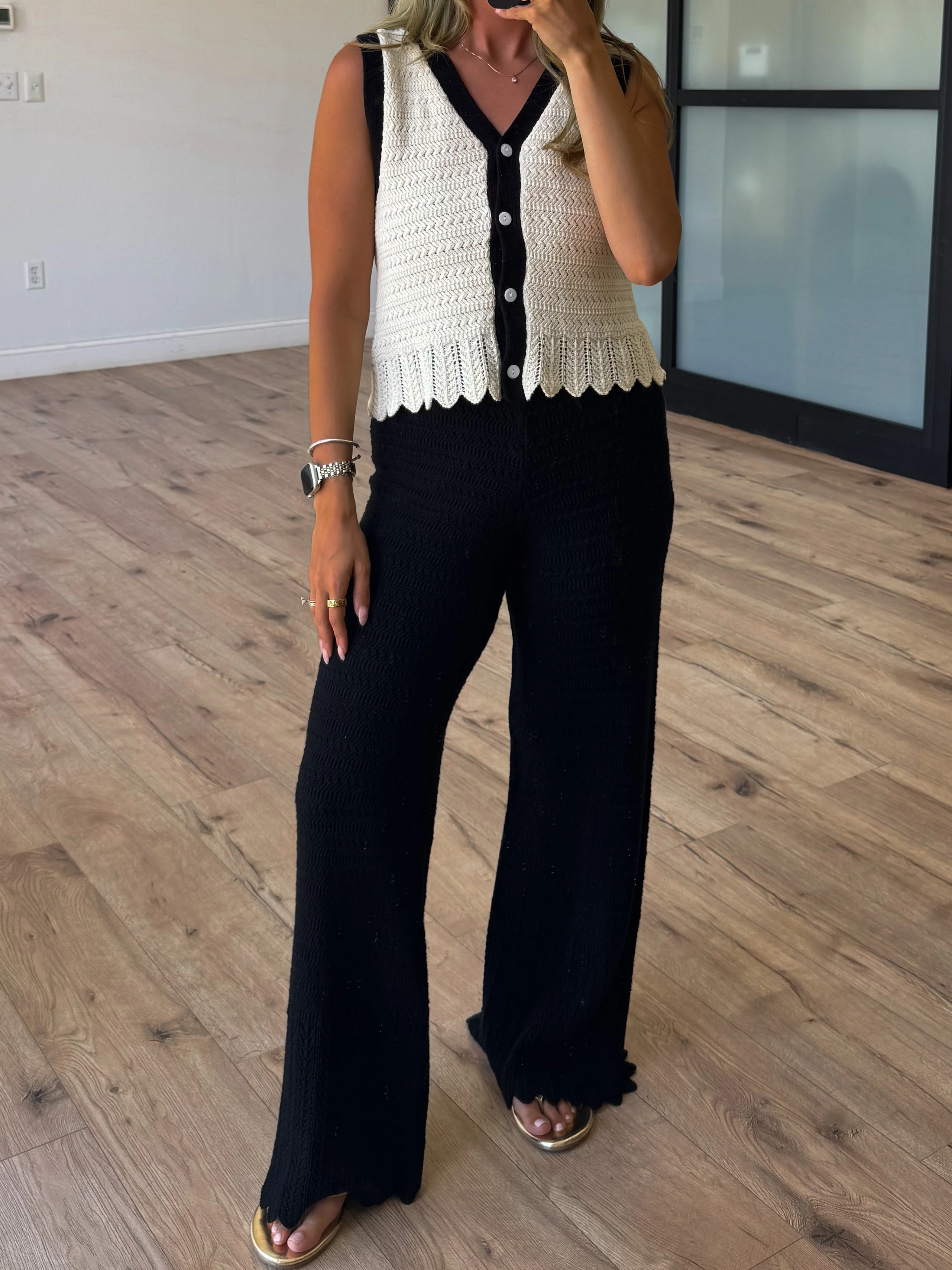 Ritzy Crochet Knit Pants - Image 2