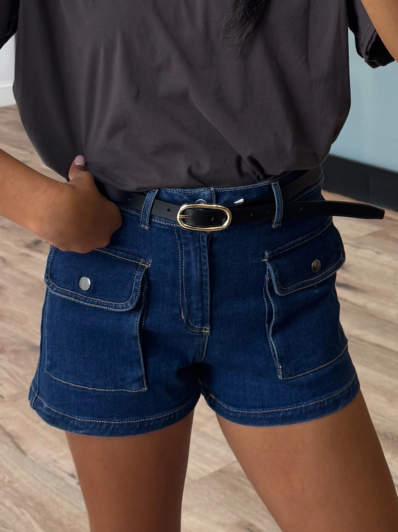 Skylar Denim Cargo Shorts | +Plus Available | FINAL SALE - Image 3