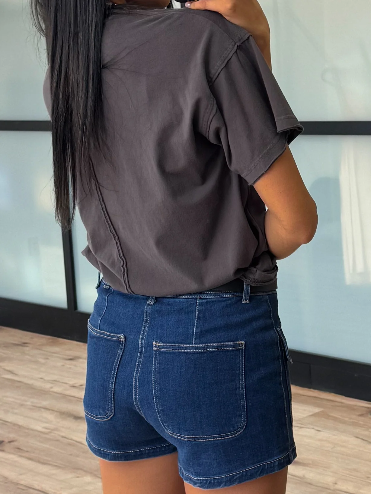 Skylar Denim Cargo Shorts | +Plus Available | FINAL SALE - Image 4