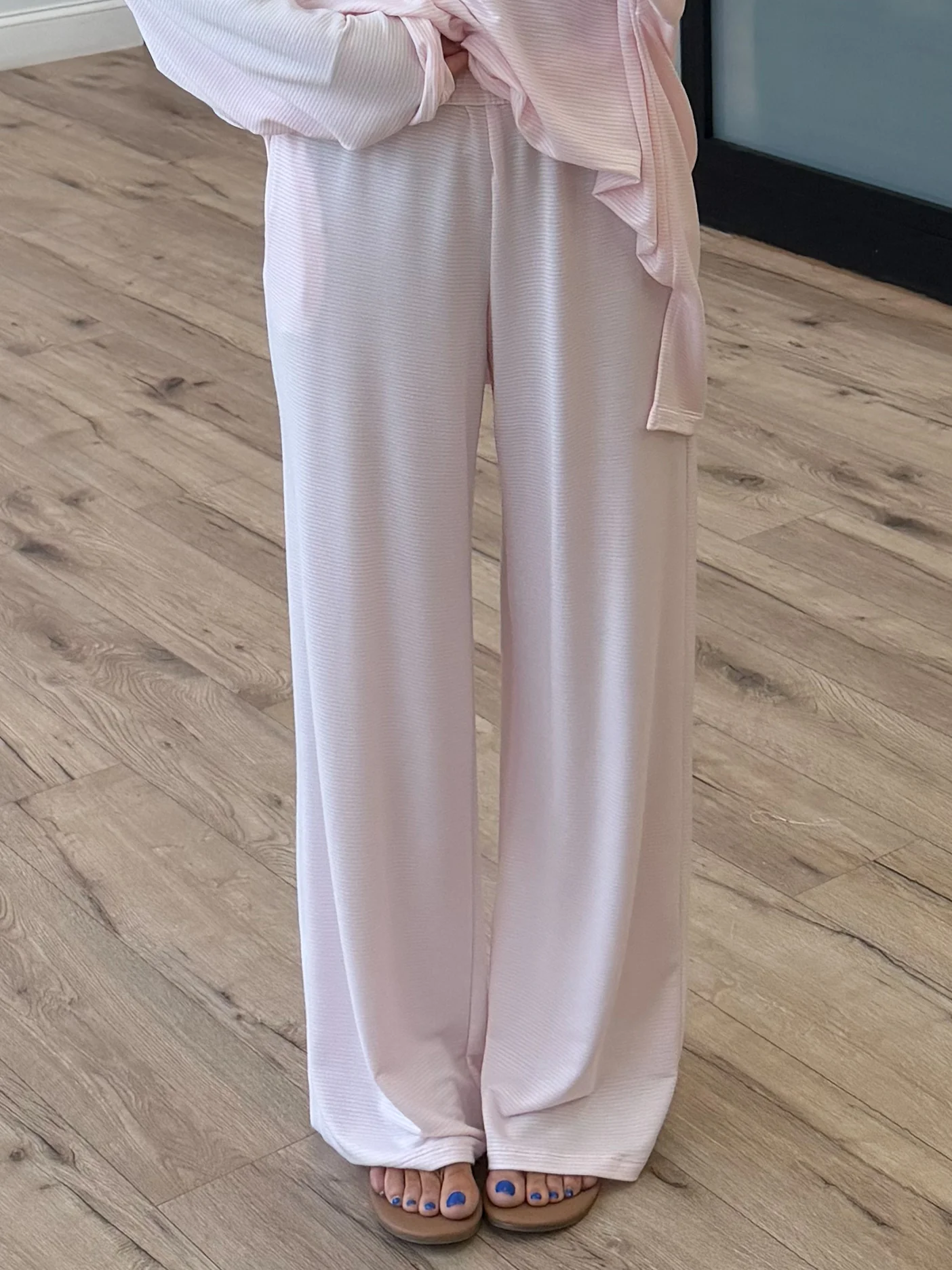 Sunday Soft Stripe Set | Baby Pink | +Plus Available - Image 2