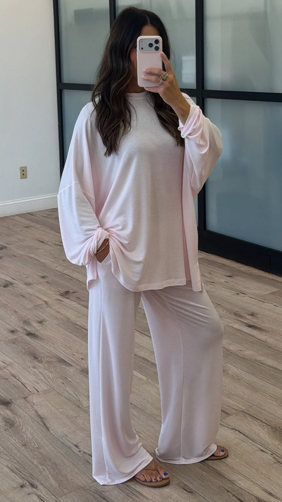 Sunday Soft Stripe Set | Baby Pink | +Plus Available - Image 3