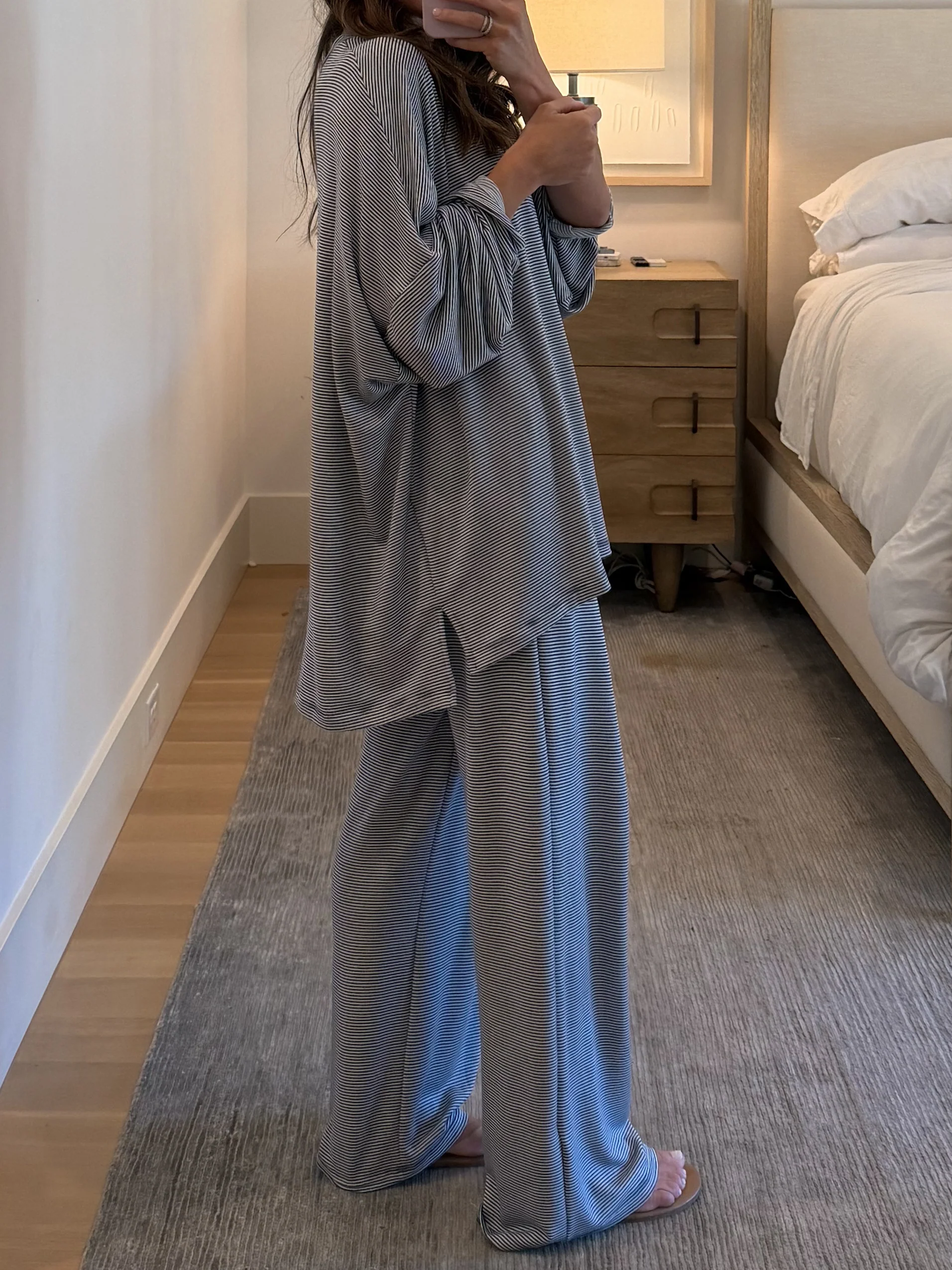 Sunday Soft Stripe Set | Navy | +Plus Available - Image 2