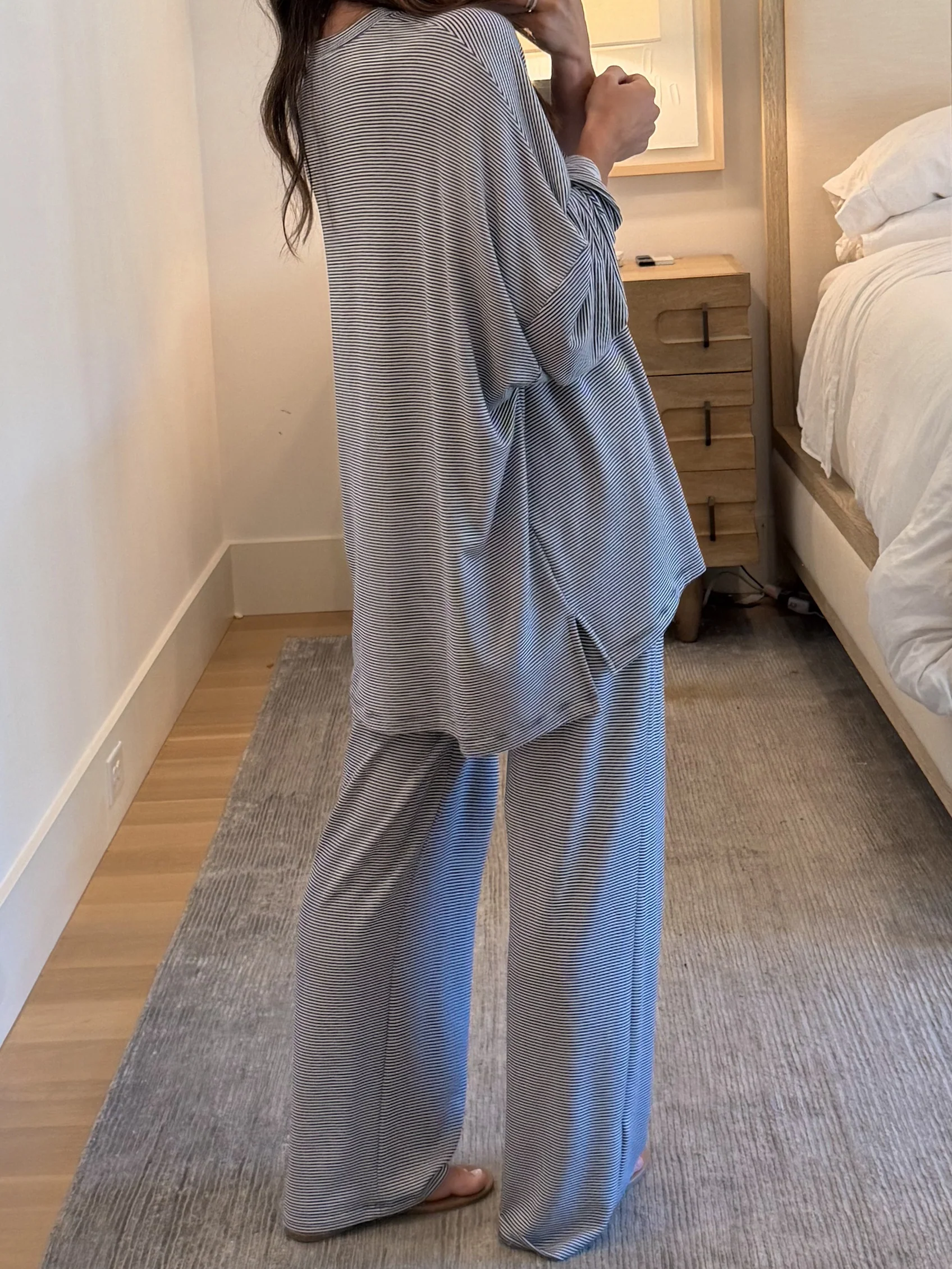 Sunday Soft Stripe Set | Navy | +Plus Available - Image 3