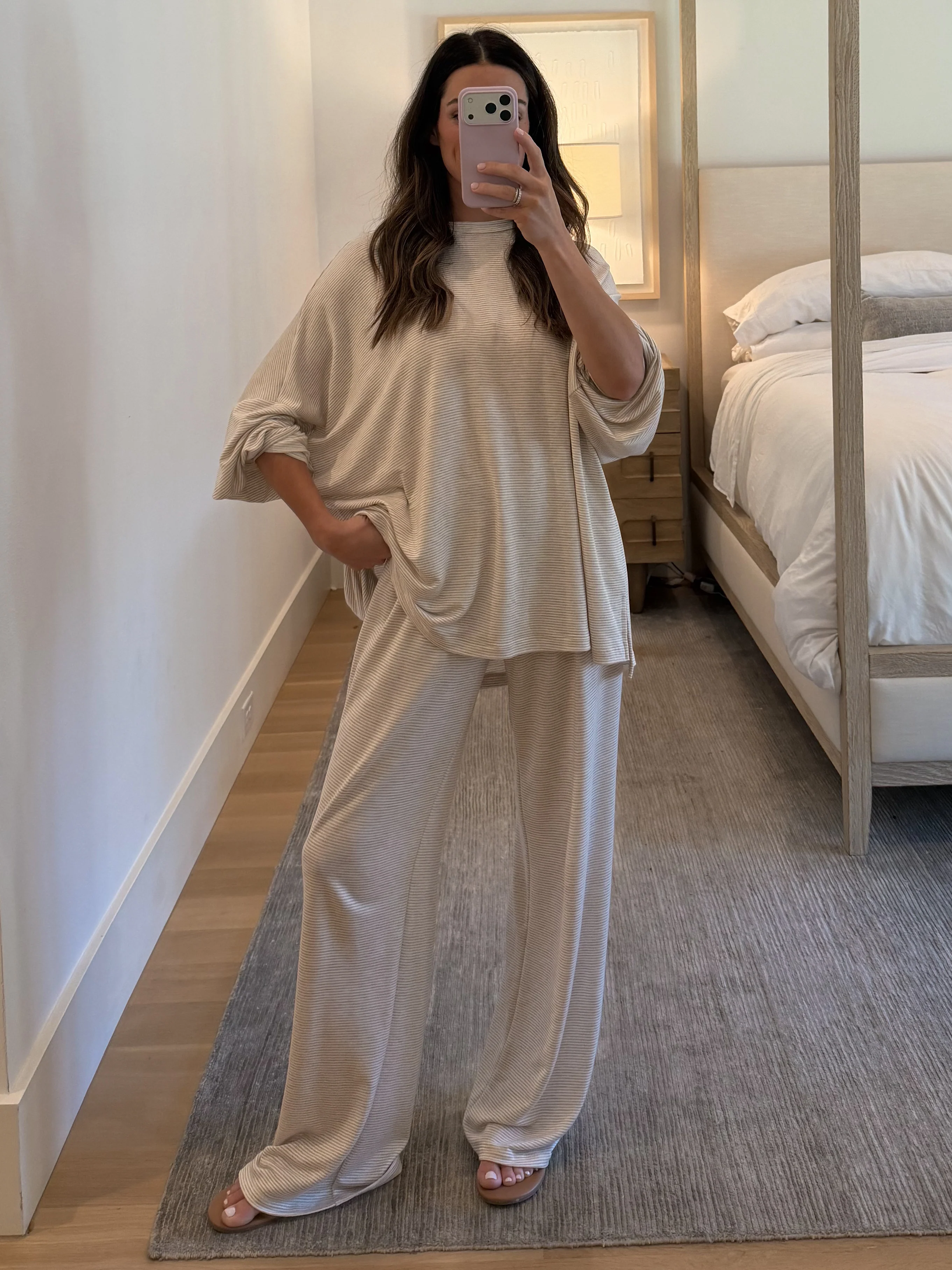 Sunday Soft Stripe Set | Sand | +Plus Available - Image 2