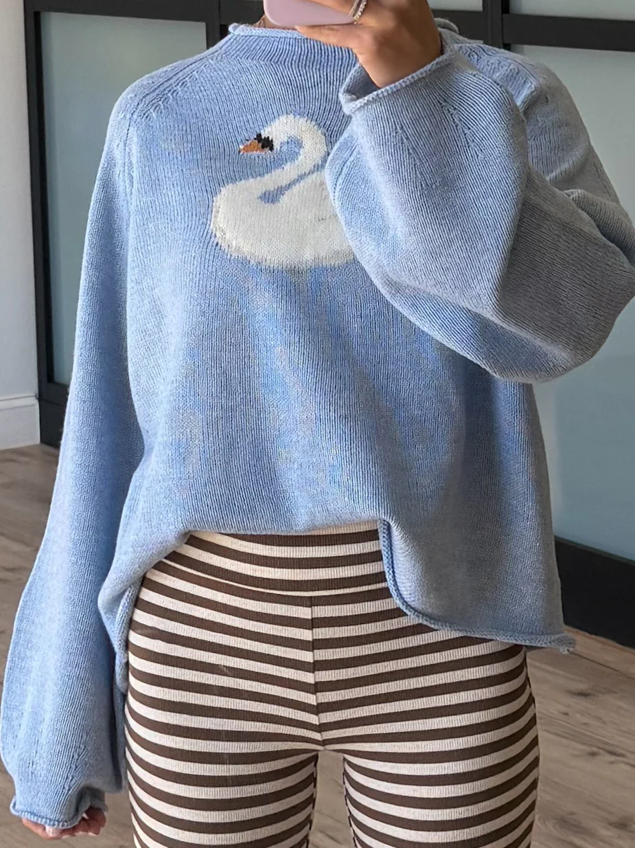 Swan Song Knit Sweater - Image 2