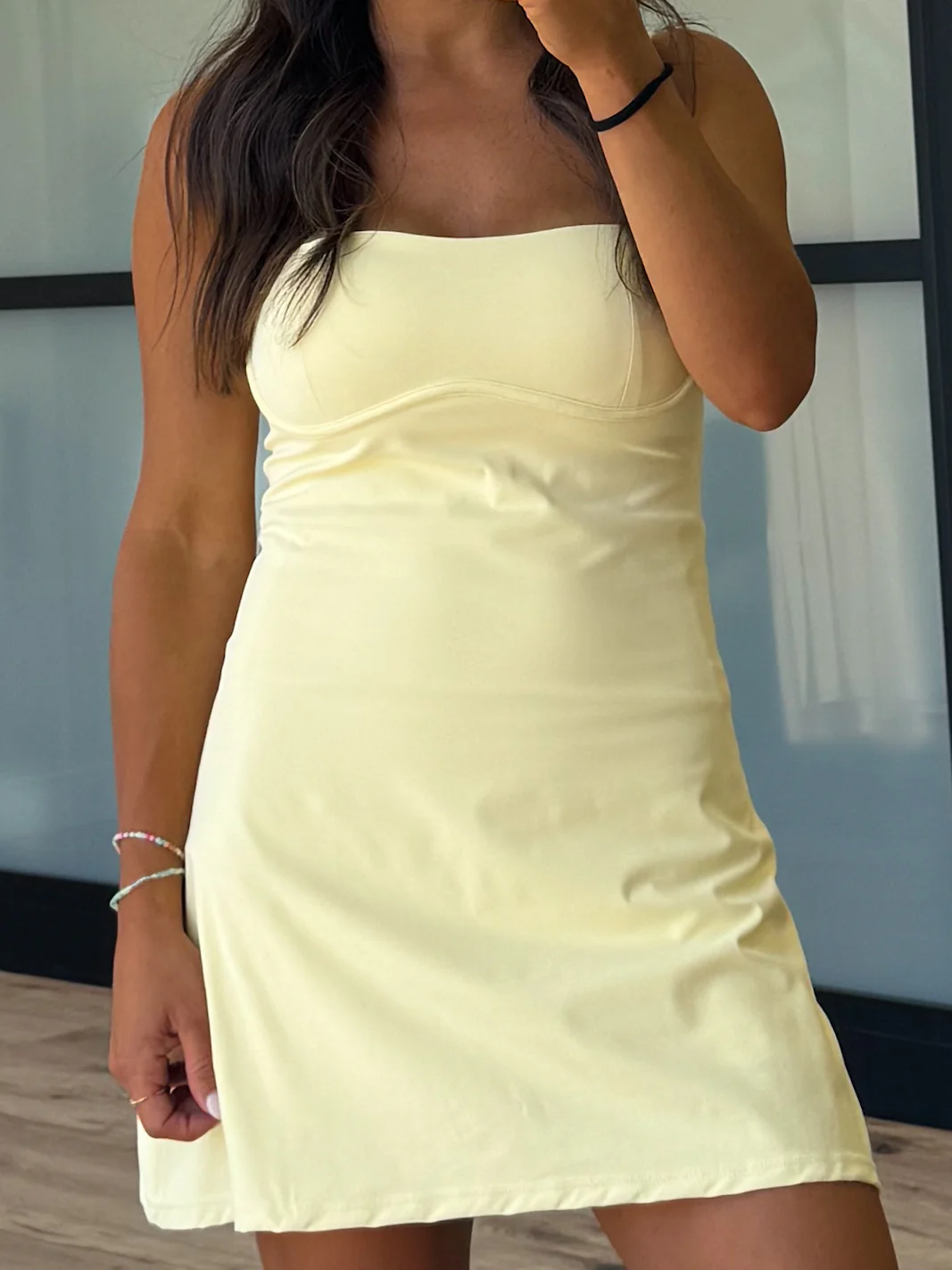 Sweetheart Active Dress | Lemon - Image 4