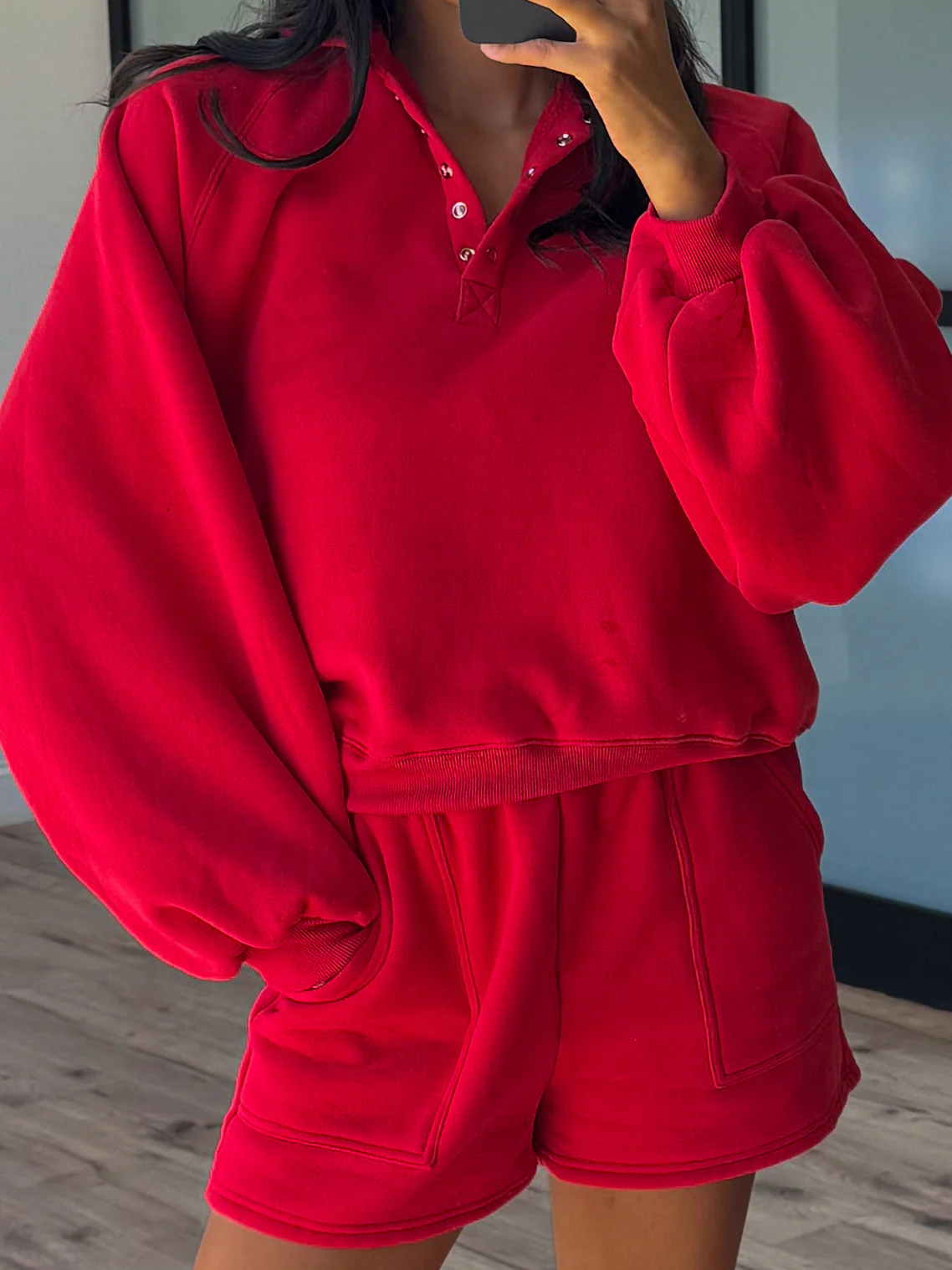 The Vintage Lounge Shorts | Cherry - Image 3