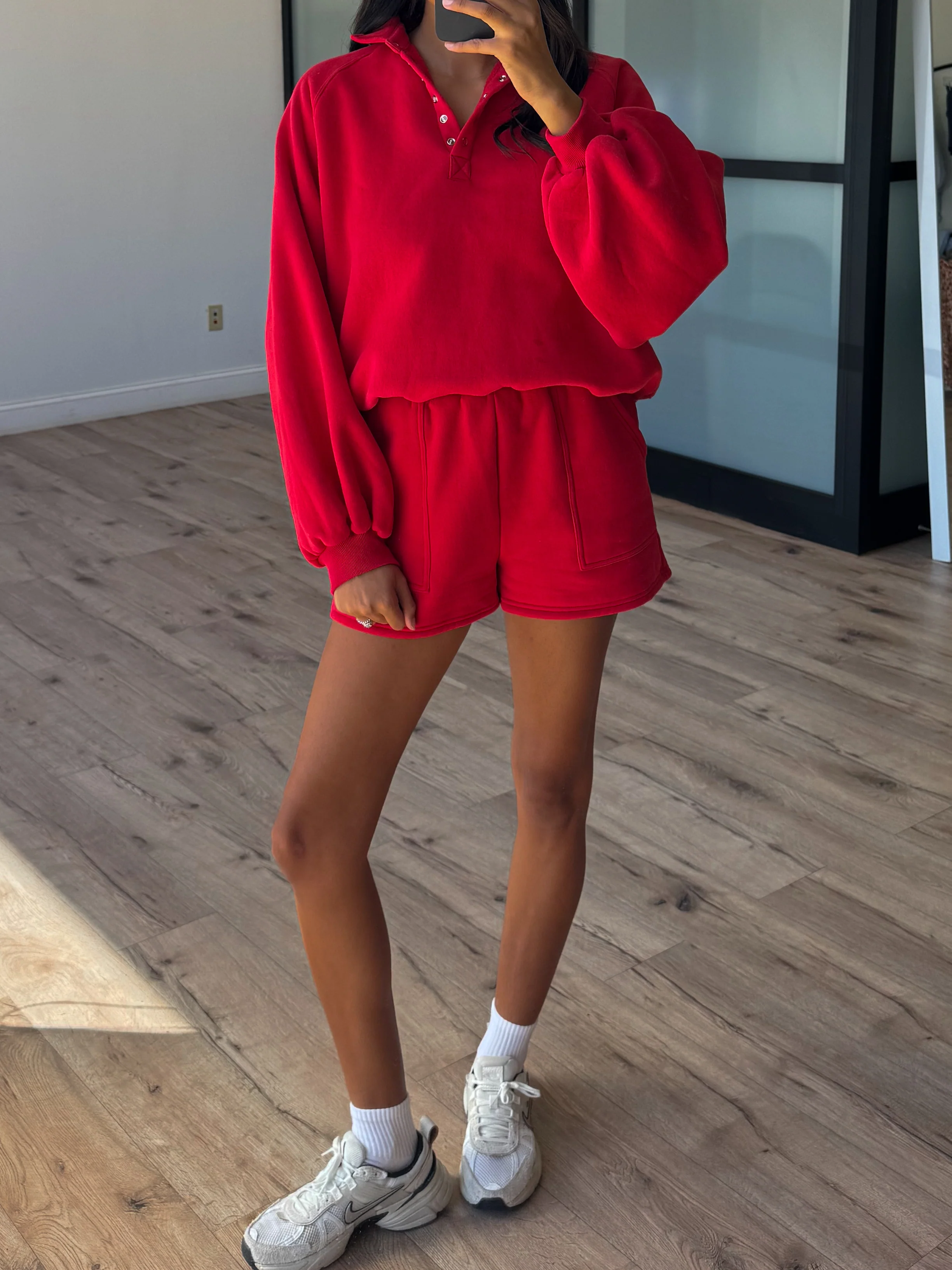The Vintage Lounge Shorts | Cherry - Image 4