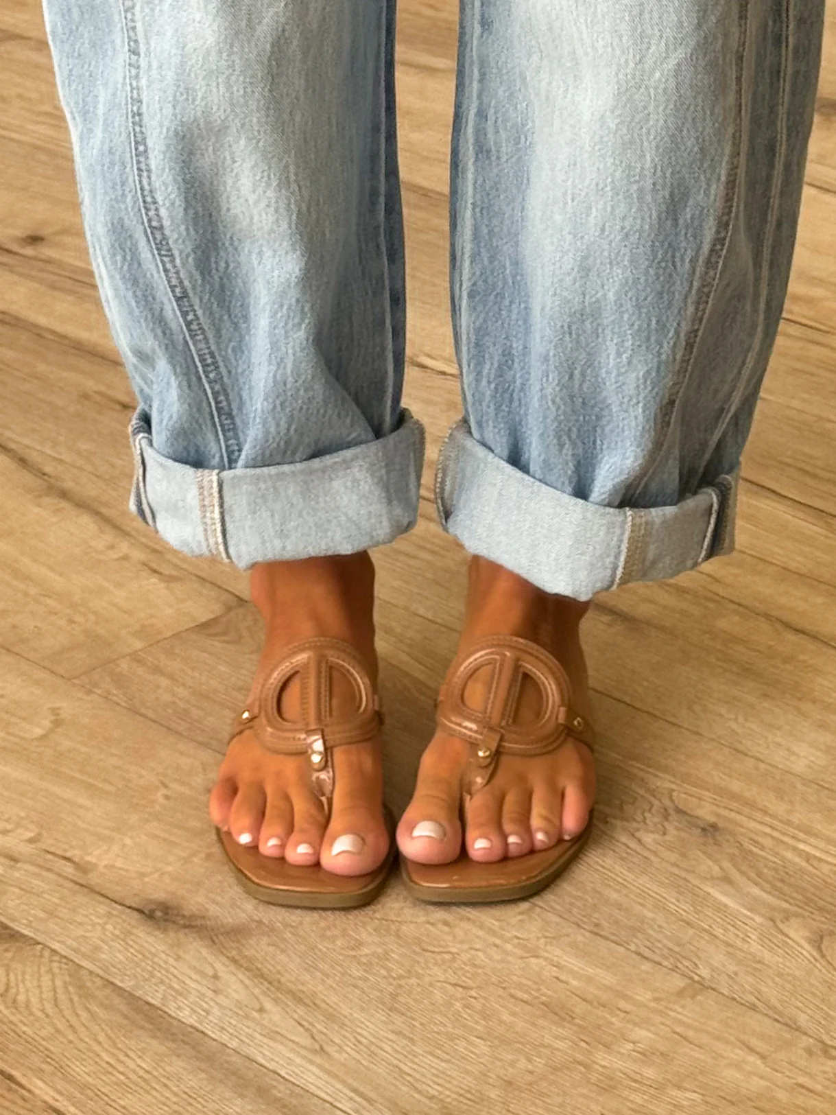 Townes Emblem Sandal | Tan - Image 3