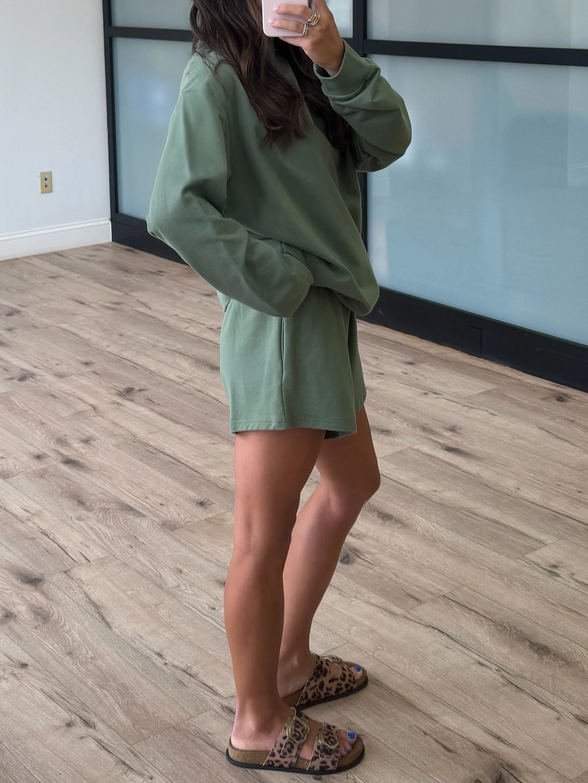 Vex Lounge Shorts | Olive - Image 4