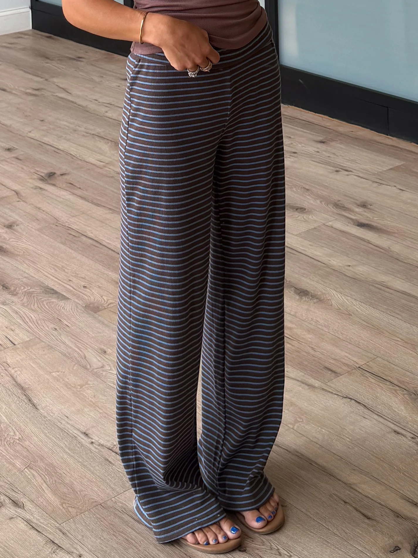 Watermark Ribbed Lounge Pants - Image 4