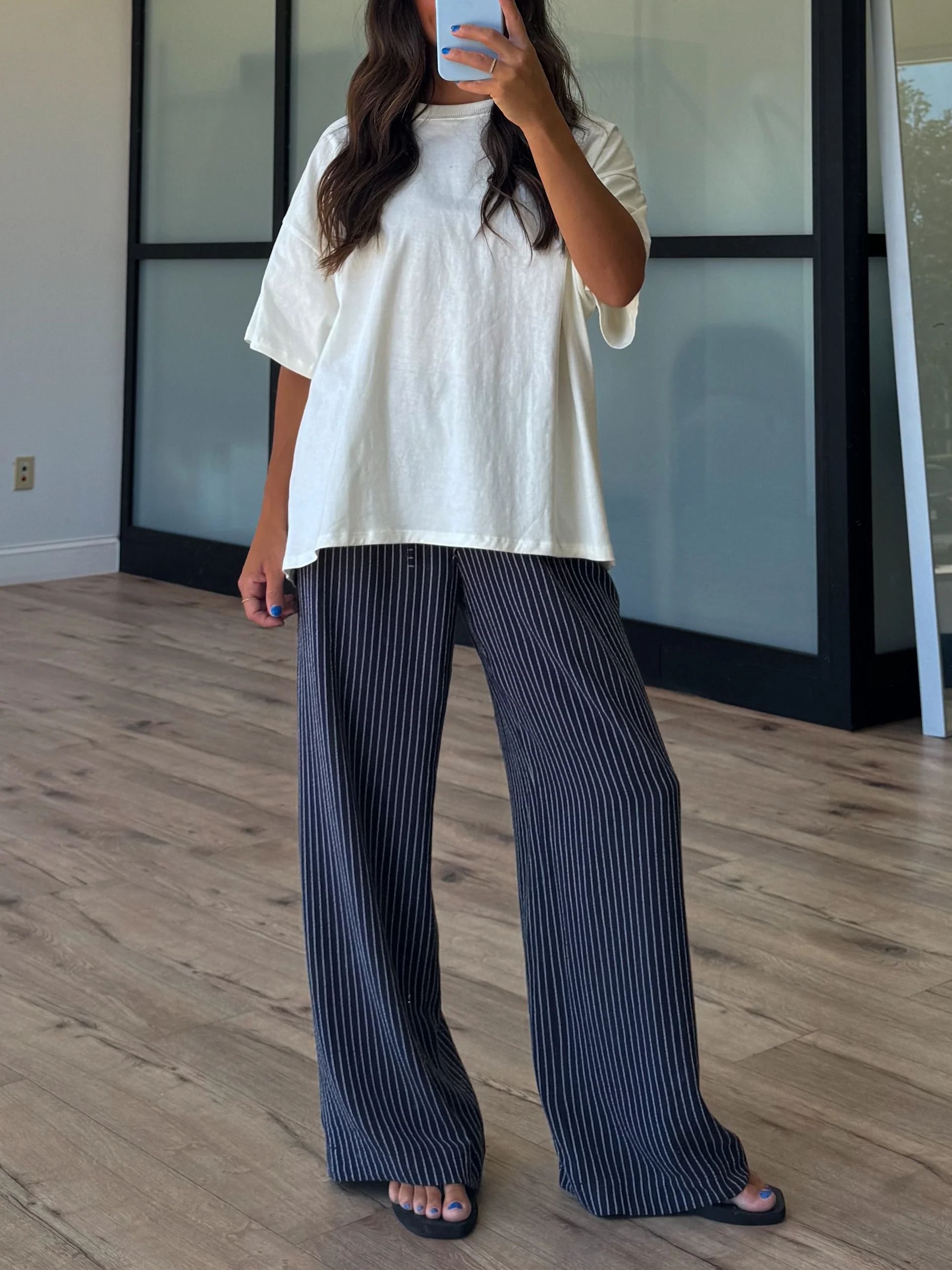 Westport Oversized Tee | Cream | RESTOCK - Image 8