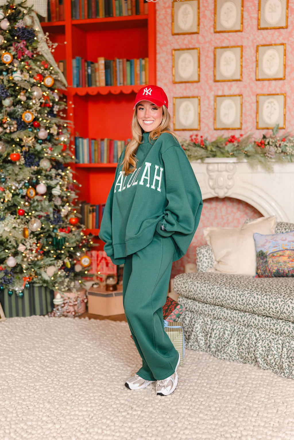 Wide-Leg Sweatpants | Forest | +Plus Available - Image 5
