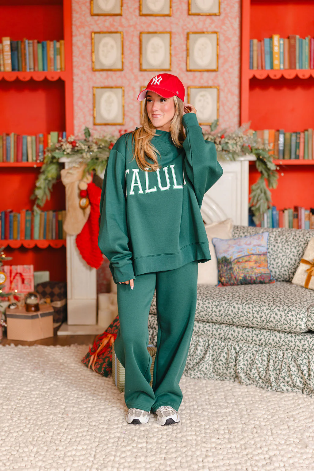 Wide-Leg Sweatpants | Forest | +Plus Available - Image 9