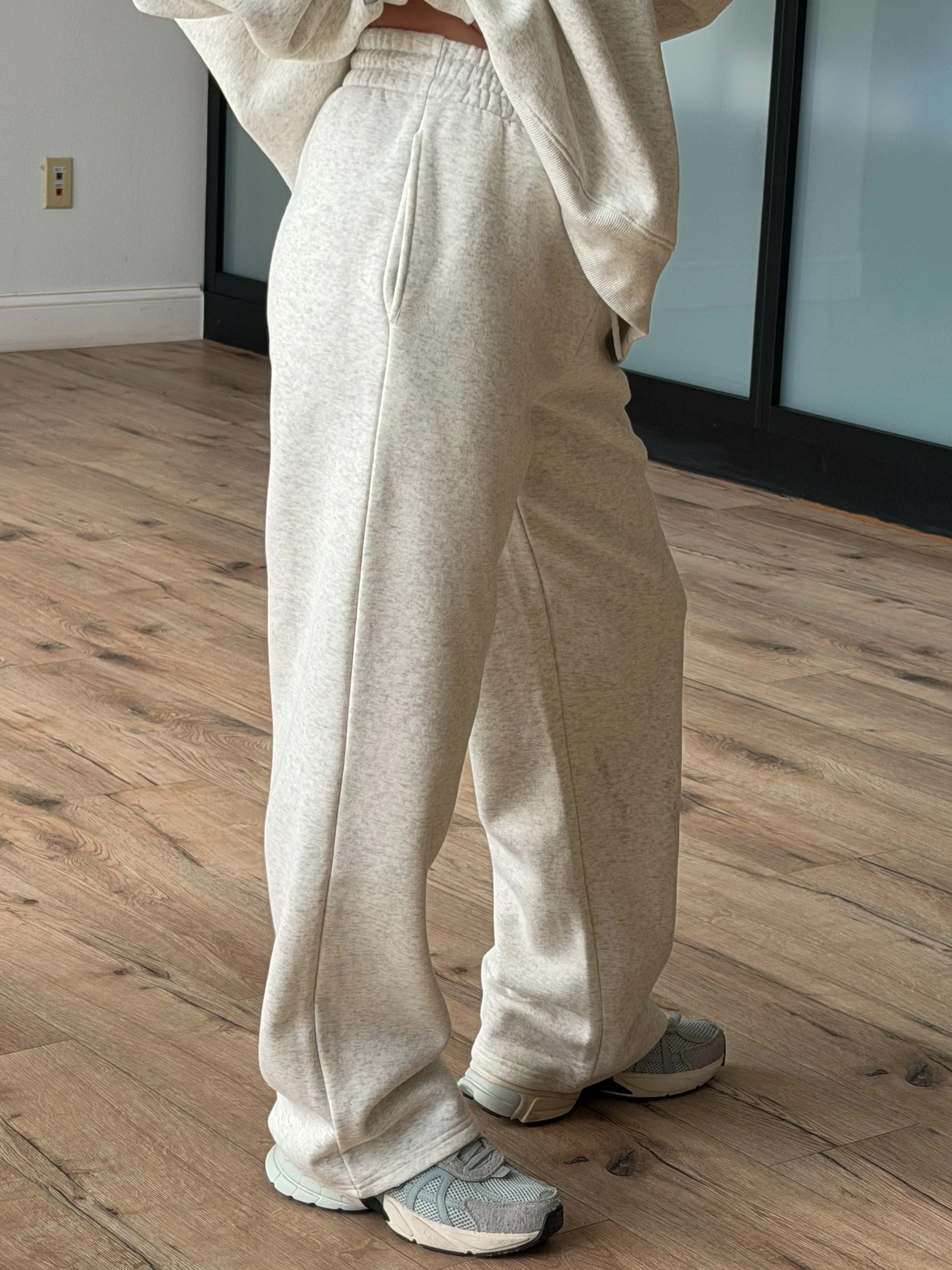 Wide-Leg Sweatpants | Grey | +Plus Available - Image 2