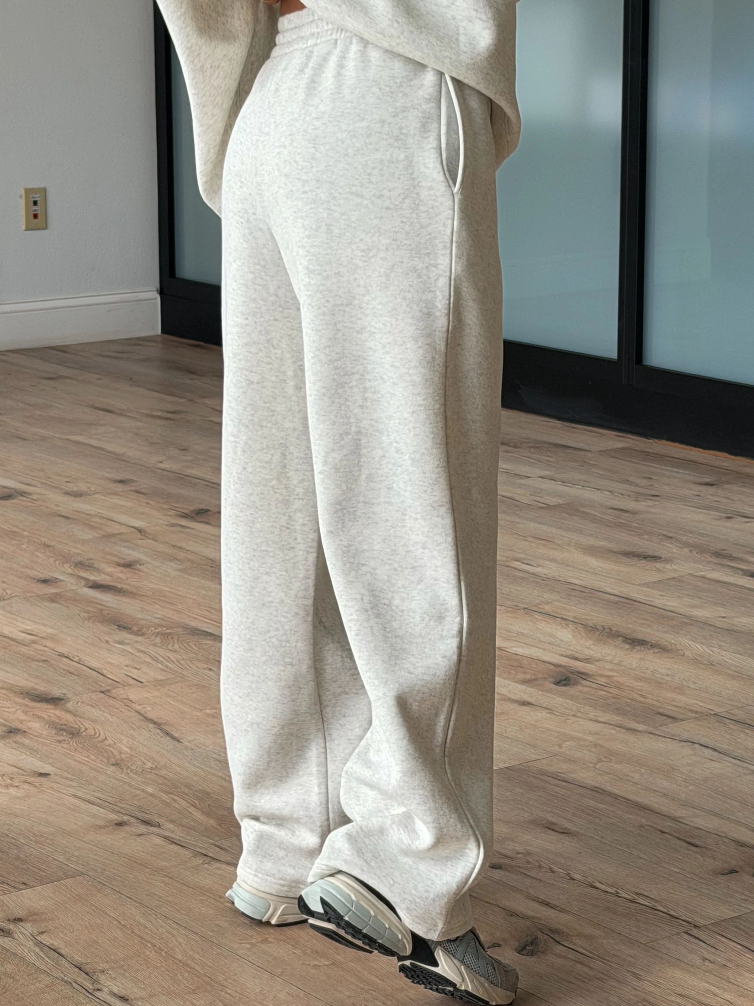 Wide-Leg Sweatpants | Grey | +Plus Available - Image 3