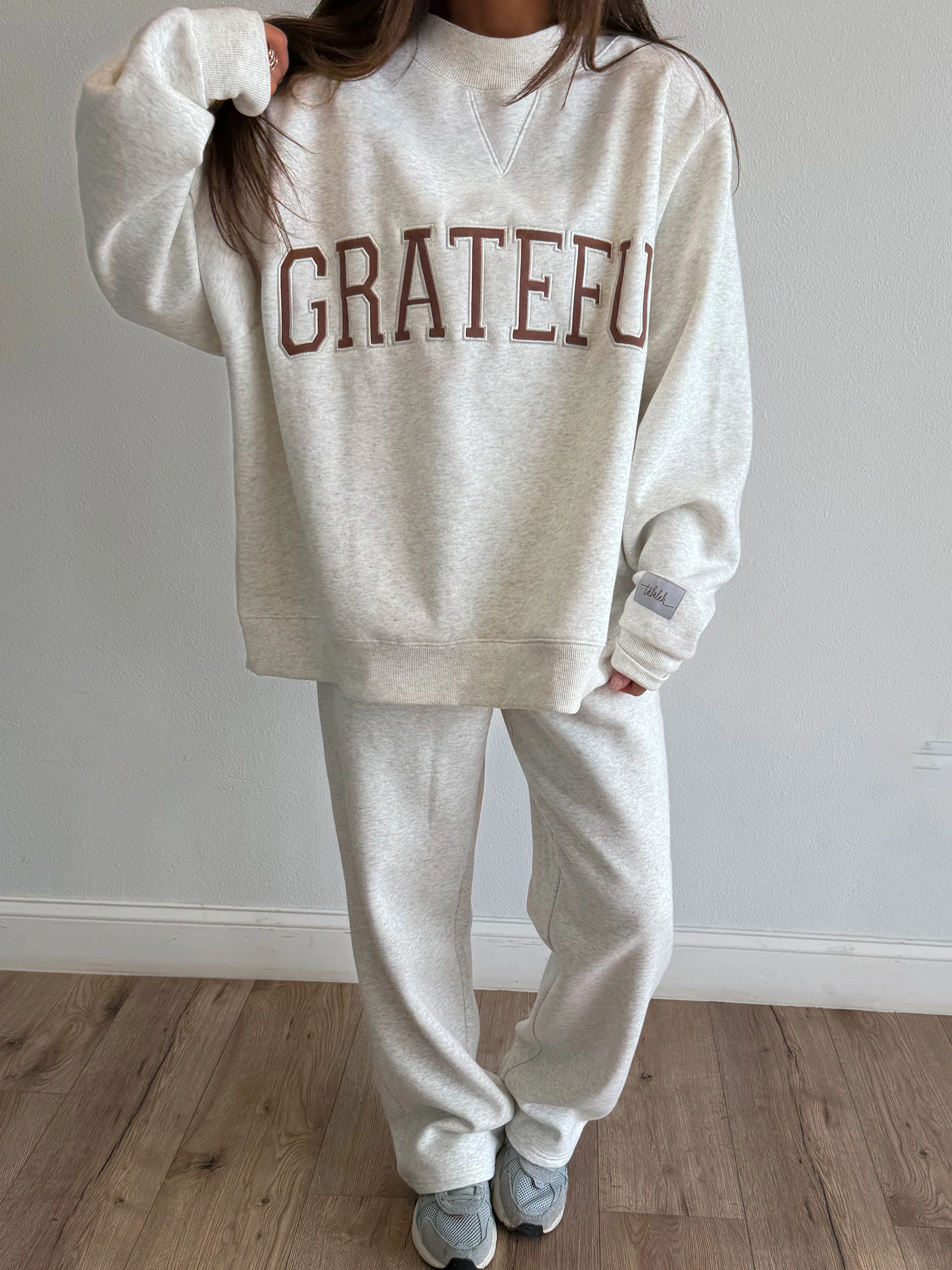 Wide-Leg Sweatpants | Grey | +Plus Available - Image 5