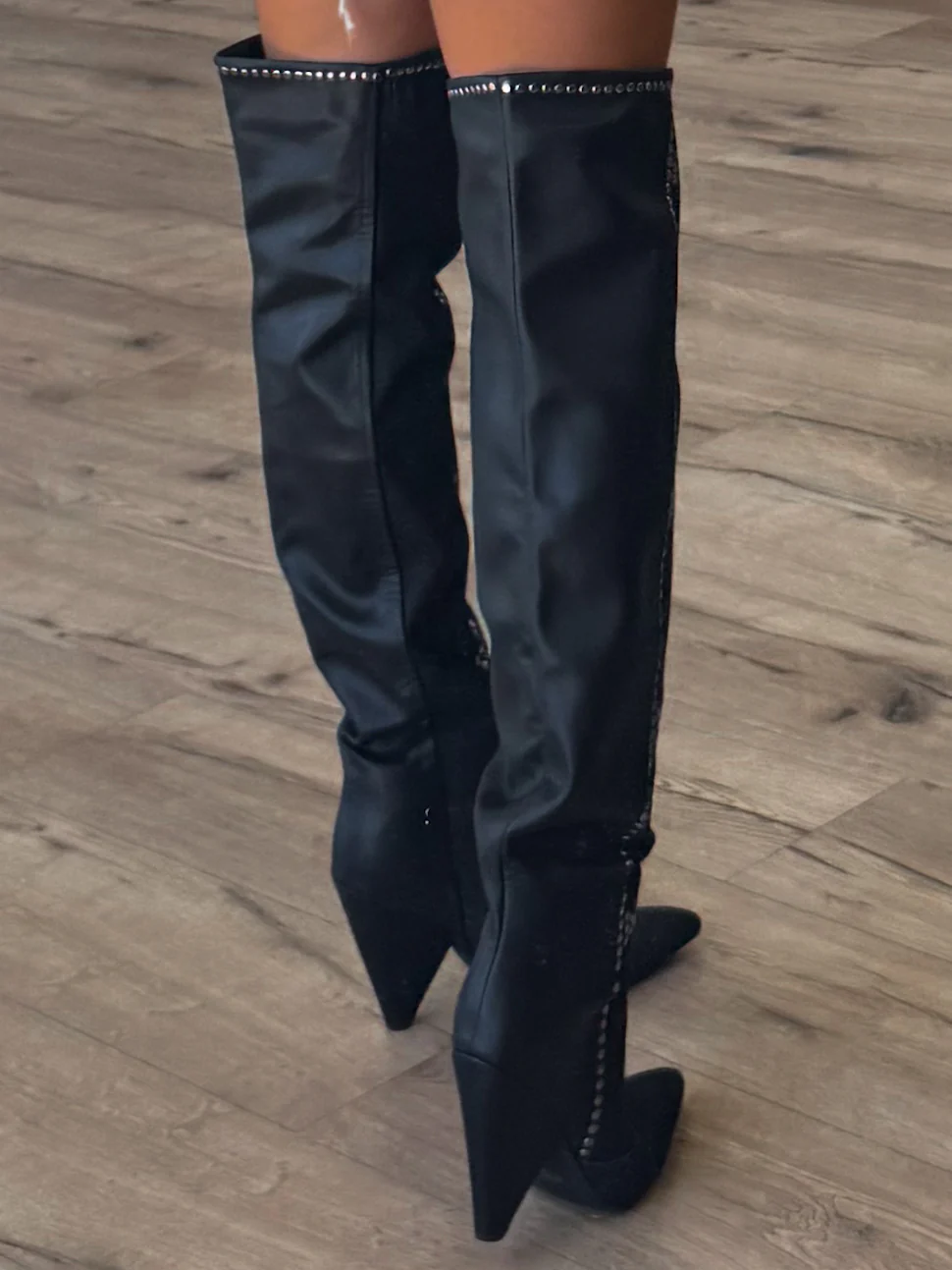 Womack Studded Knee High Boots | FINAL SALE - Image 3