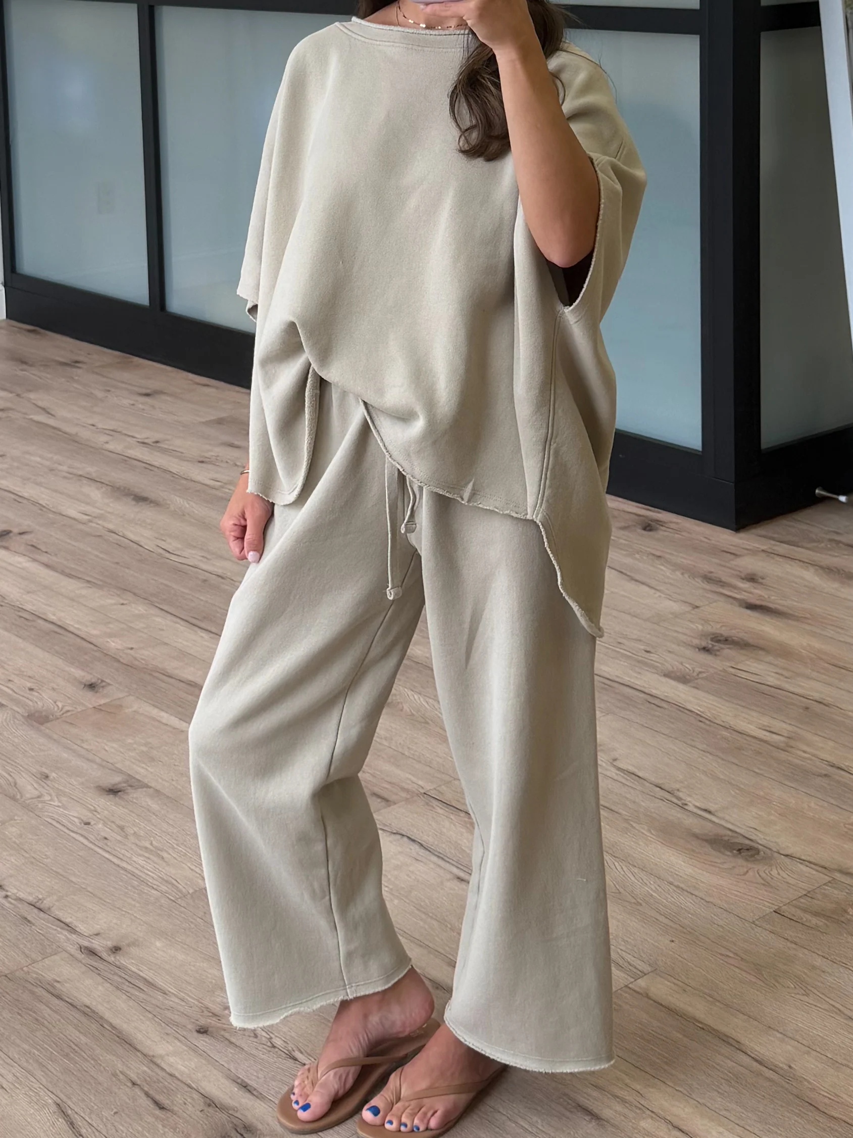 Worn Well Oversized Top | Sandstone - Image 3