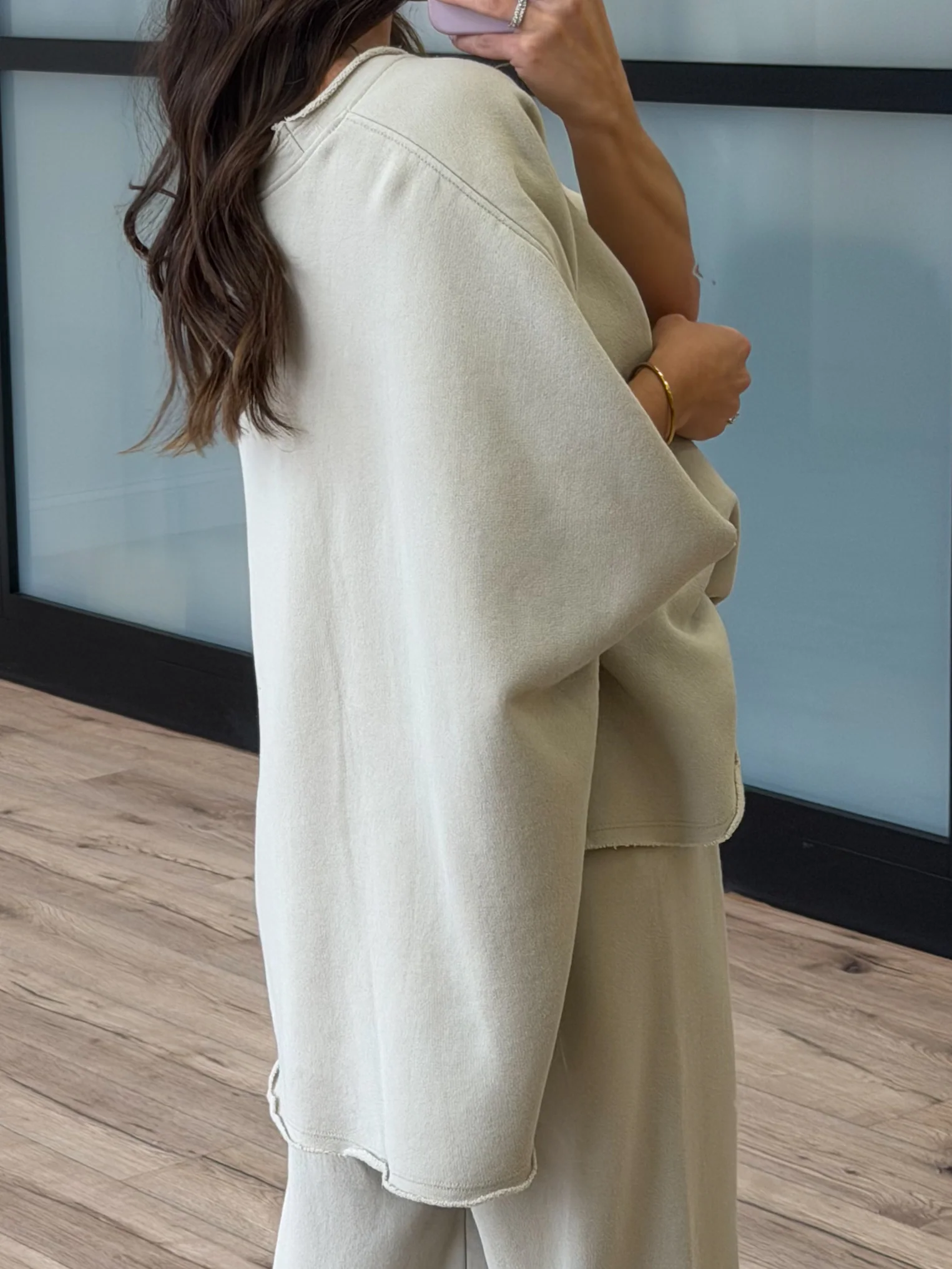 Worn Well Oversized Top | Sandstone - Image 4