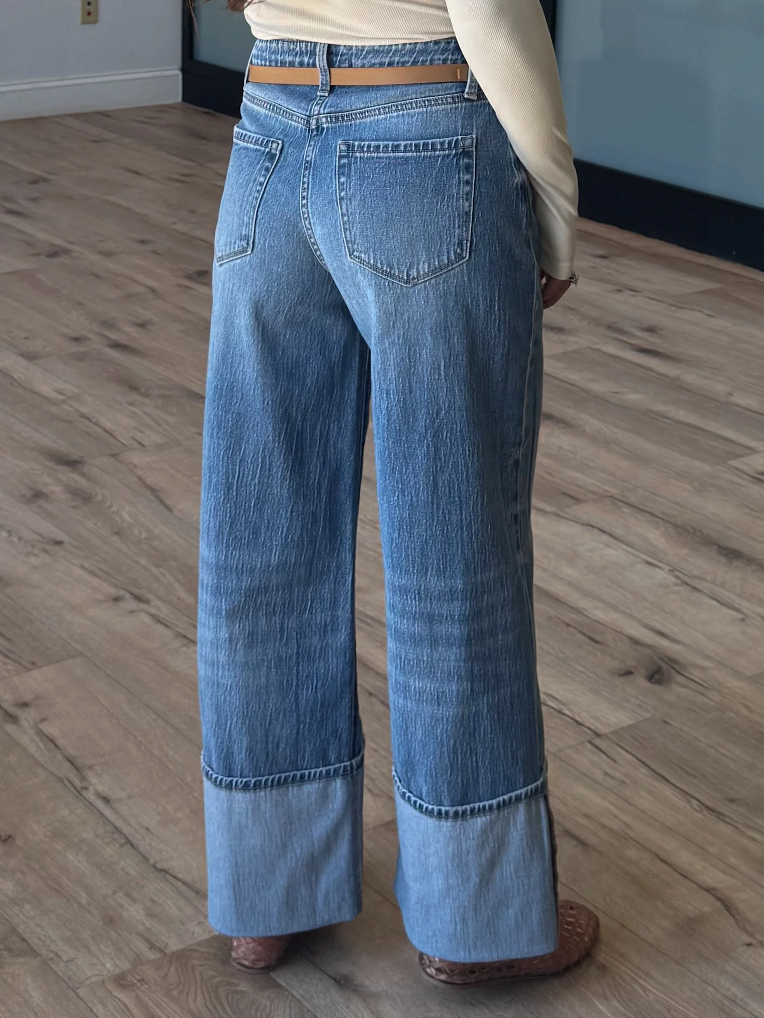 Your Turn Cuffed Jeans - Image 2