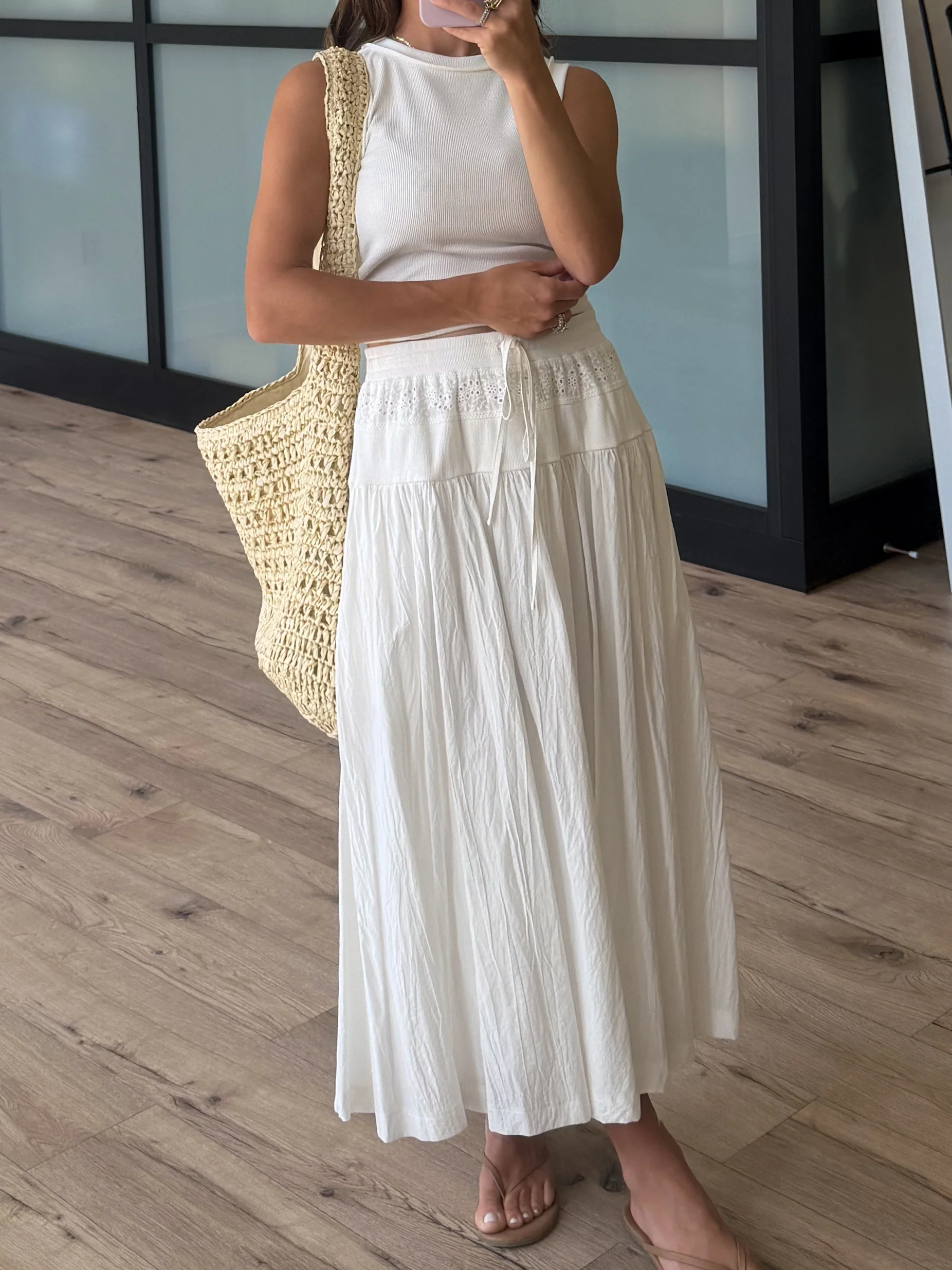 Zaya Eyelet Drawstring Skirt - Image 6