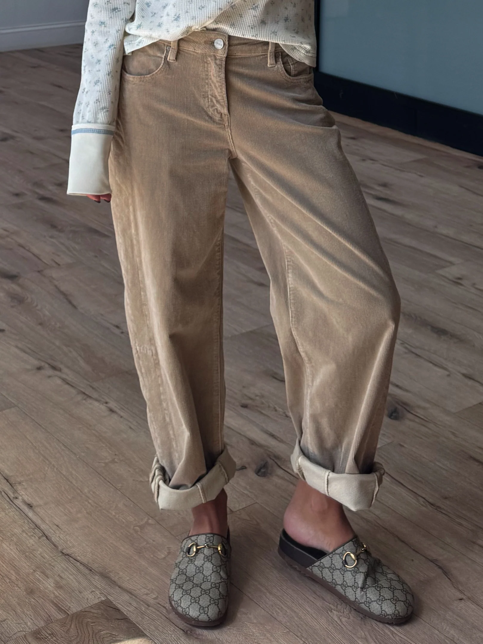 Zella Corduroy Barrel Pants | FINAL SALE