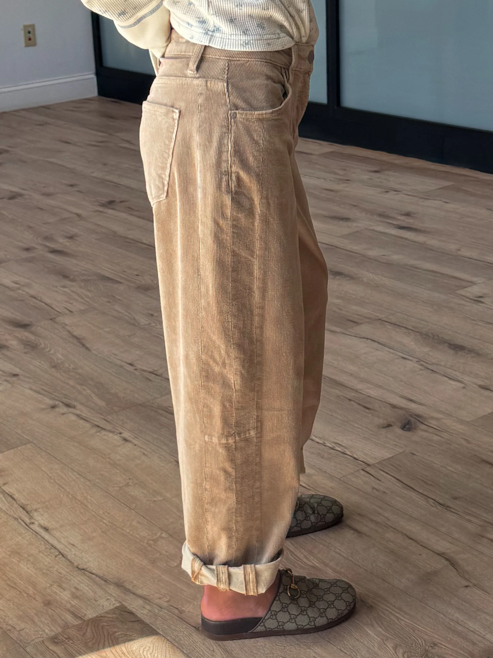 Zella Corduroy Barrel Pants | FINAL SALE - Image 2